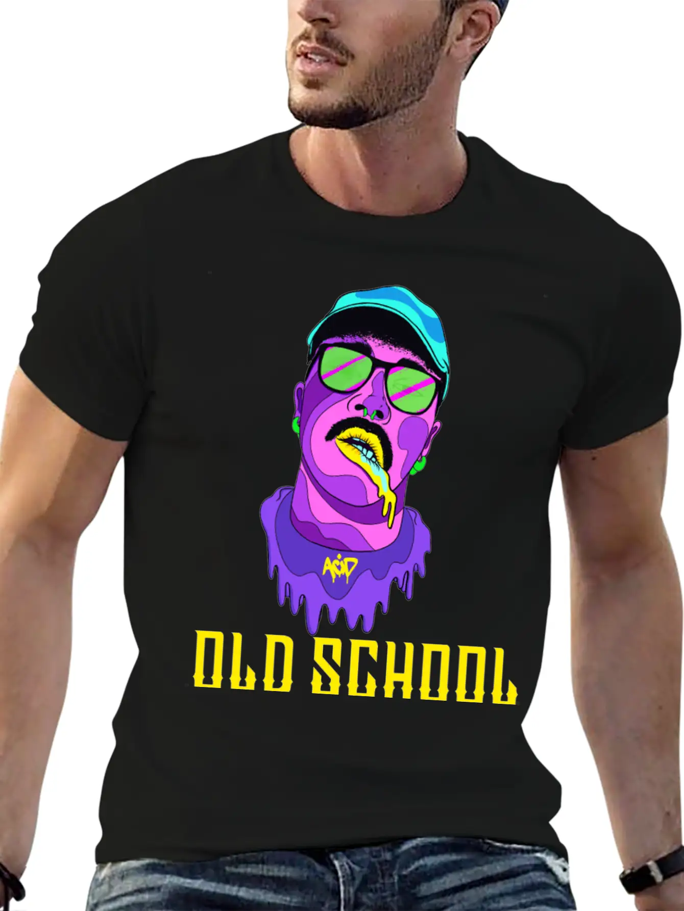 Old School Crew Classic Cotton Tee – Unisex Comfort For Any Season
