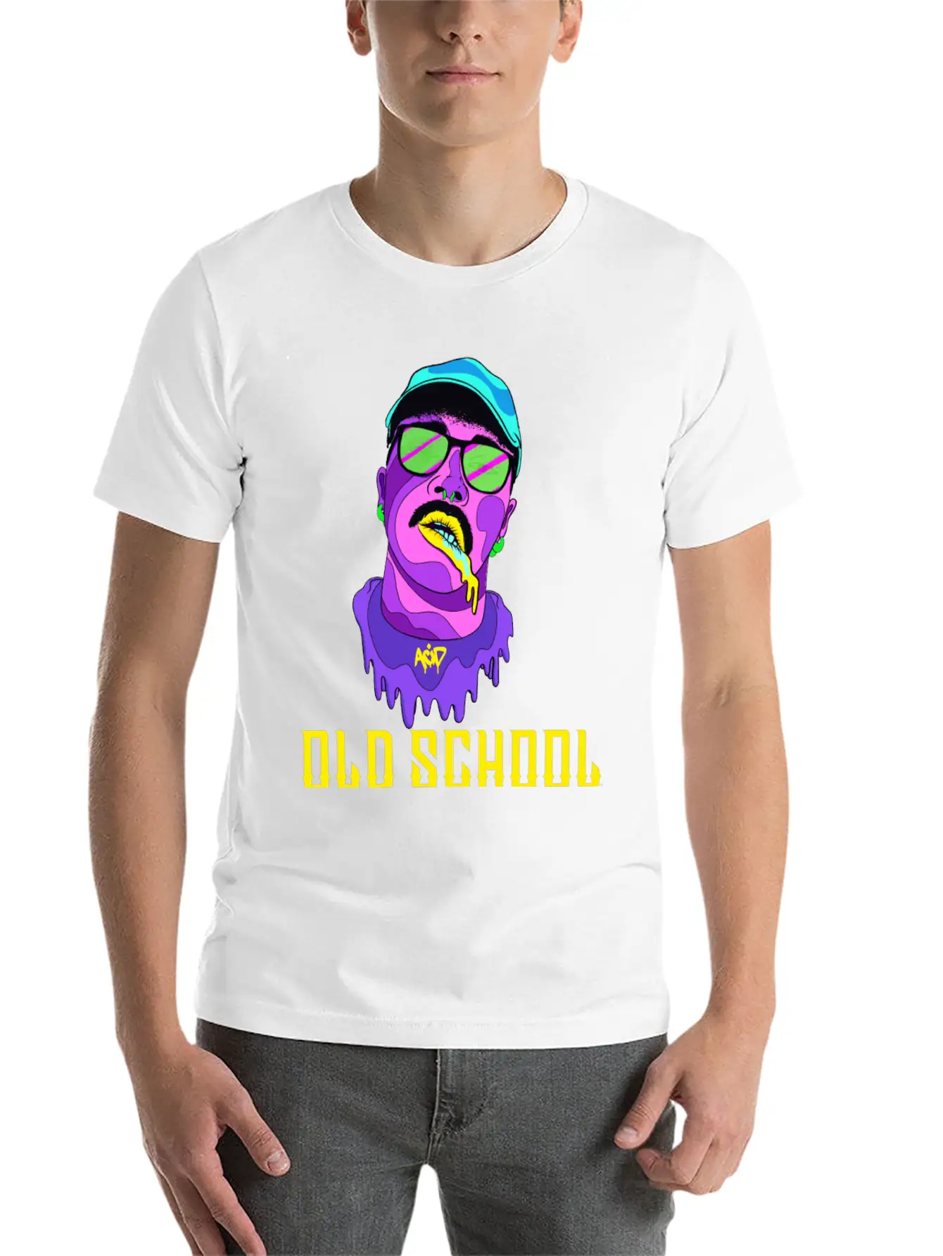 Old School Crew Classic Cotton Tee – Unisex Comfort For Any Season