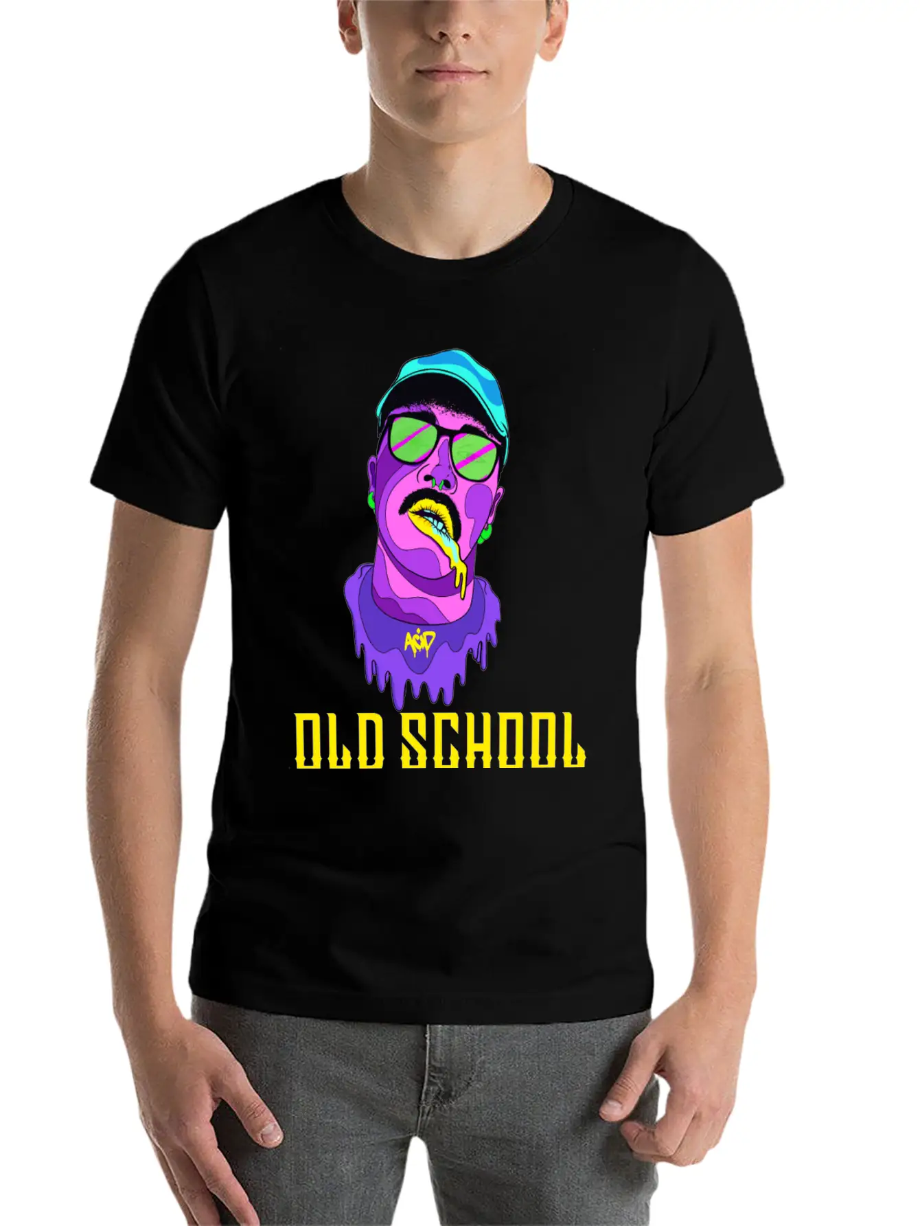 Old School Crew Classic Cotton Tee – Unisex Comfort For Any Season