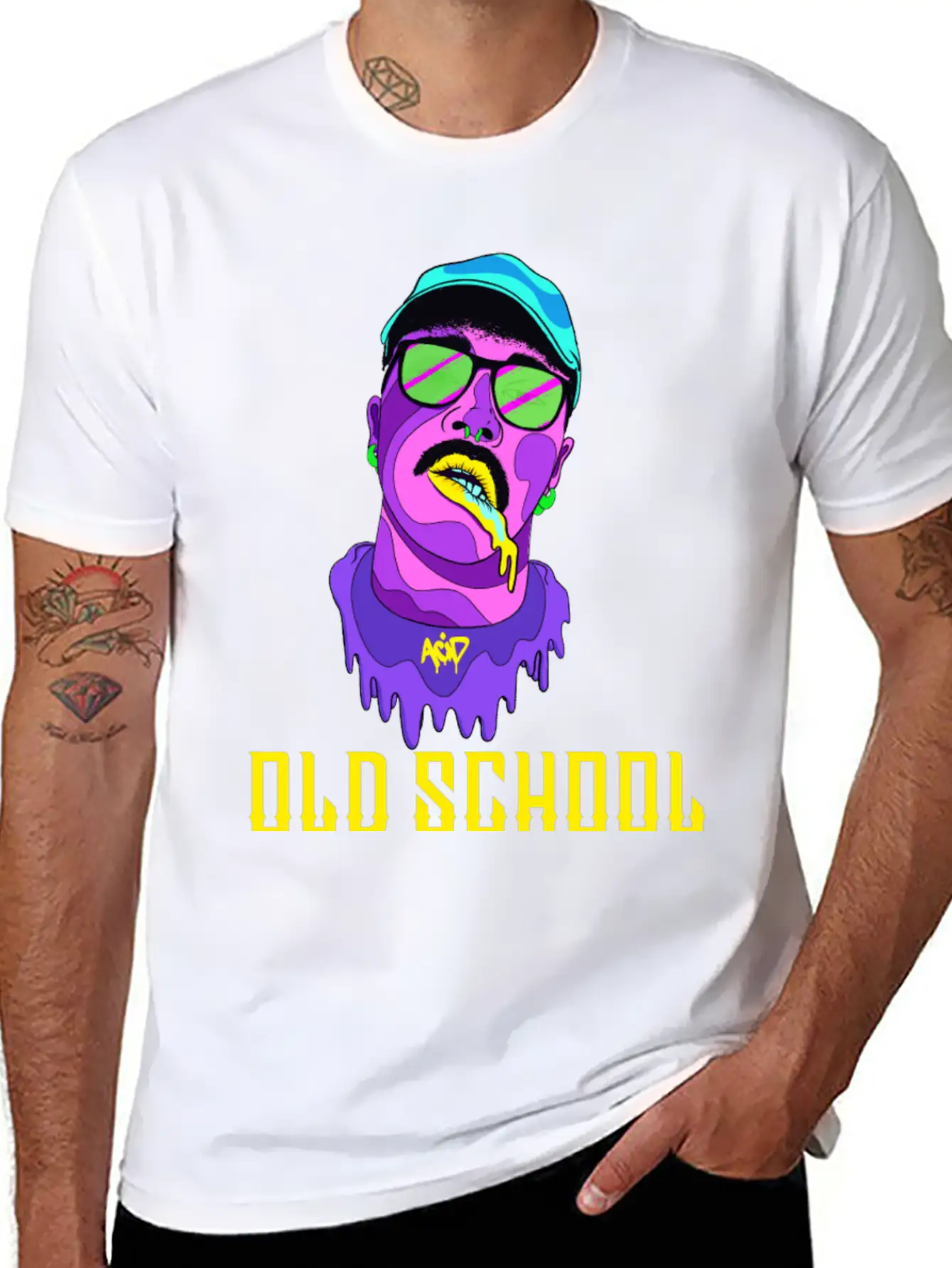 Old School Crew Classic Cotton Tee – Unisex Comfort For Any Season