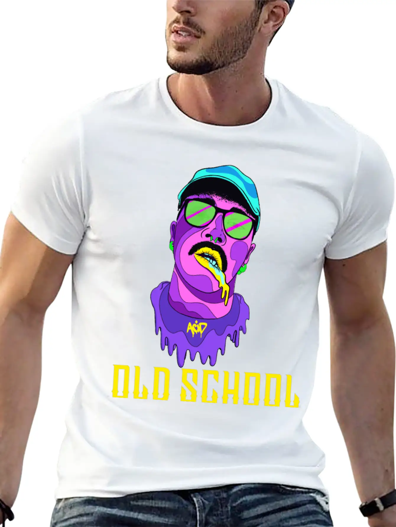 Old School Crew Classic Cotton Tee – Unisex Comfort For Any Season