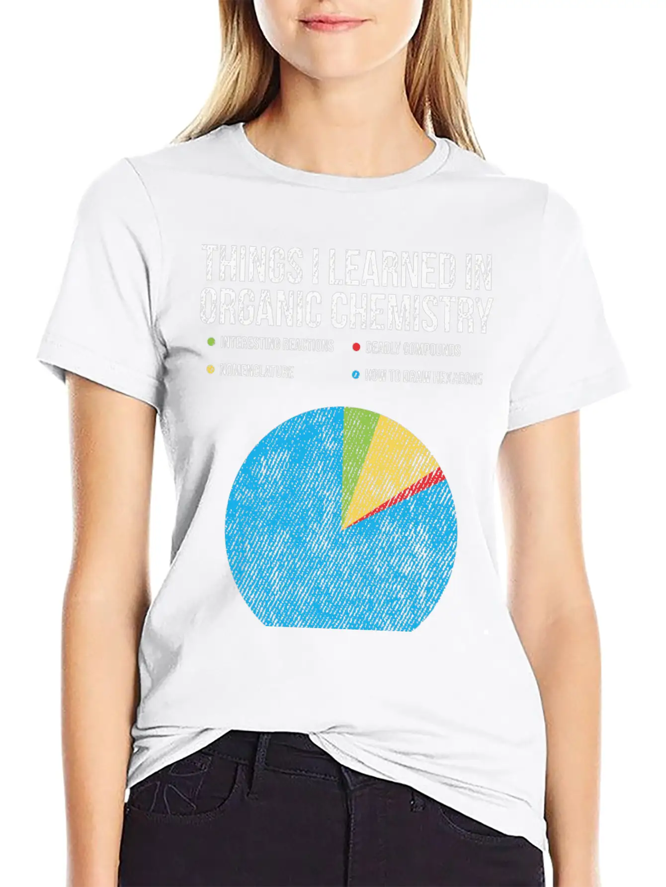 Organic Chemistry Chemist Teacher Professional Casual Graphic T-Shirt – Simple And Comfortable Daily Wear