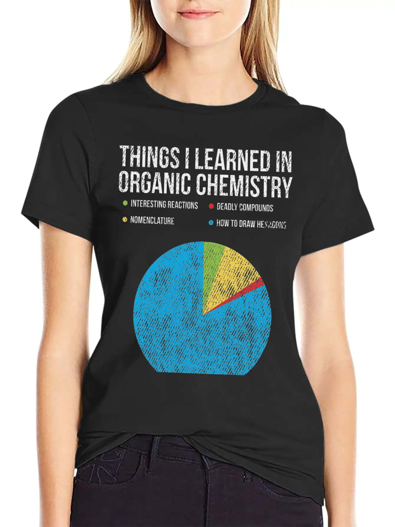 Organic Chemistry Chemist Teacher Professional Casual Graphic T-Shirt – Simple And Comfortable Daily Wear