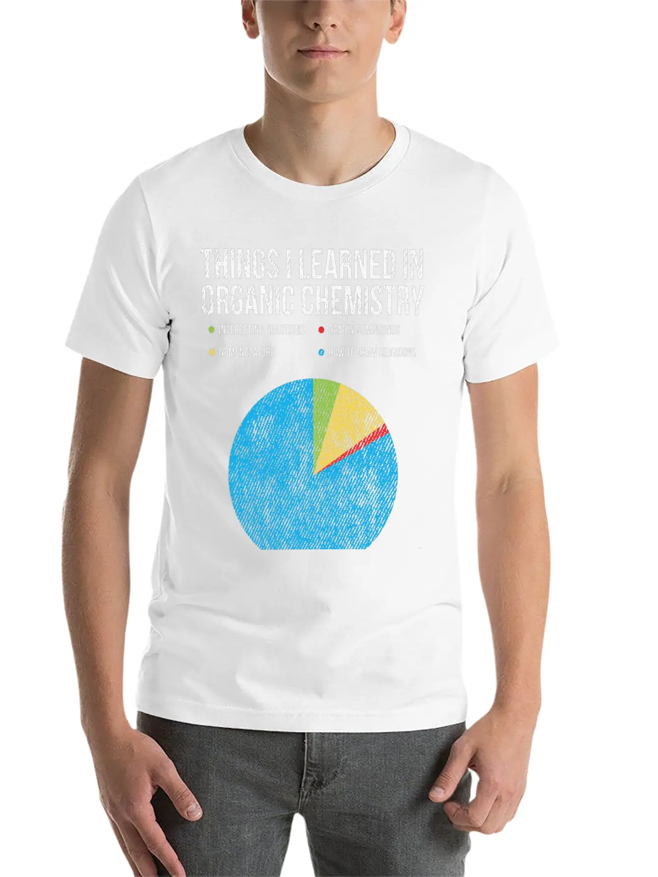 Organic Chemistry Chemist Teacher Professional Casual Graphic T-Shirt – Simple And Comfortable Daily Wear