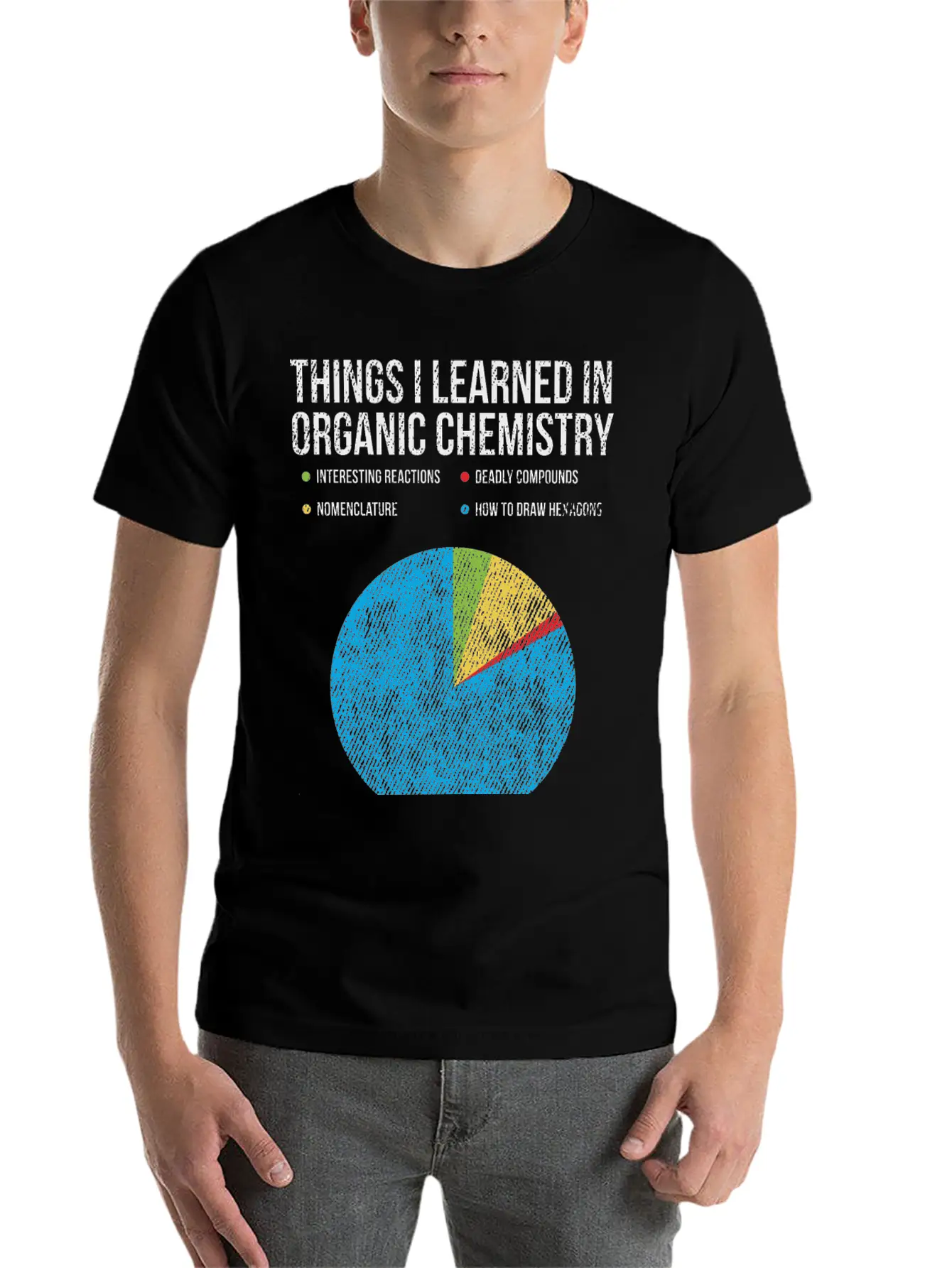 Organic Chemistry Chemist Teacher Professional Casual Graphic T-Shirt – Simple And Comfortable Daily Wear