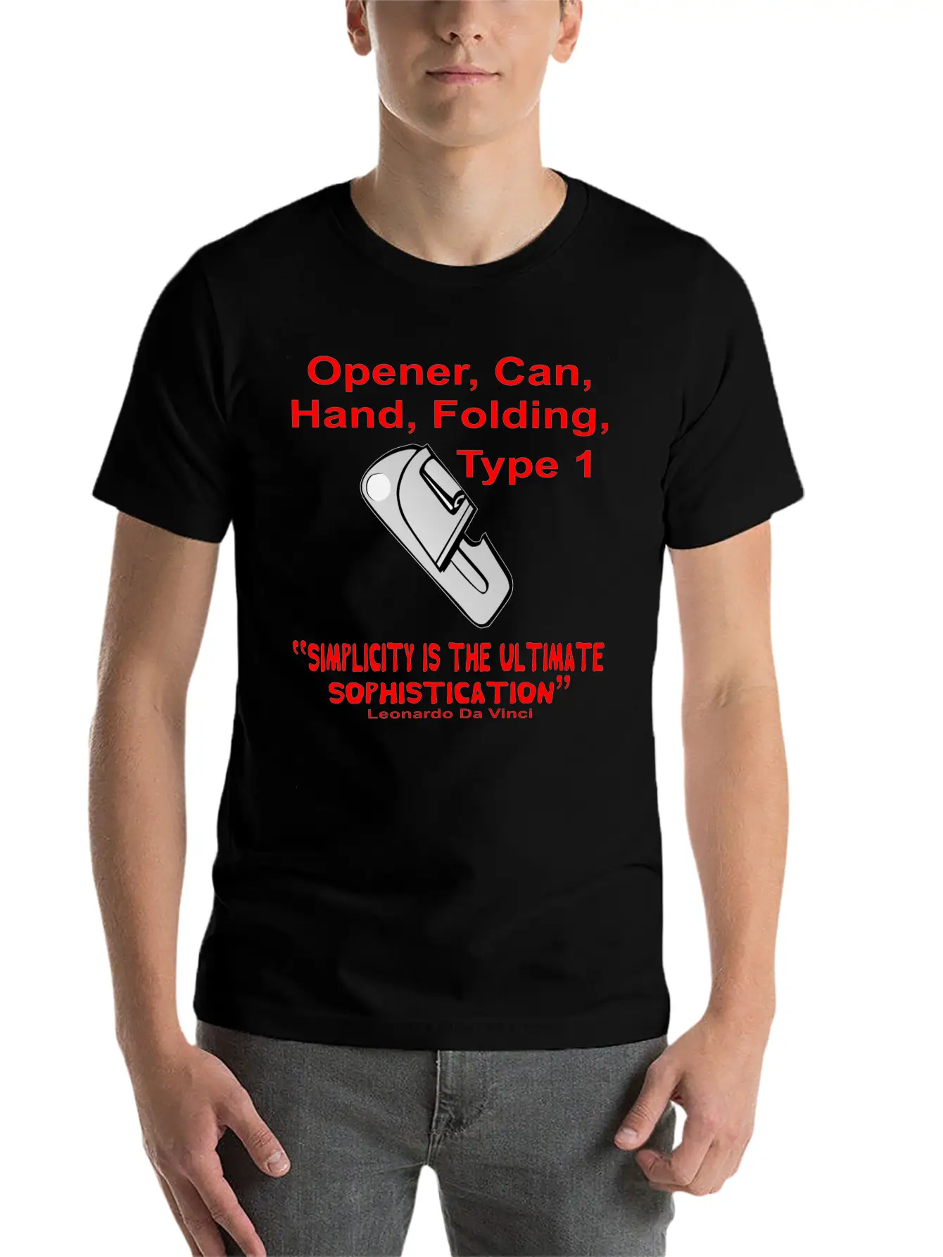 P-38 Simplicity Is The Ultimate Sophistication © Casual Graphic T-Shirt – Simple And Comfortable Daily Wear