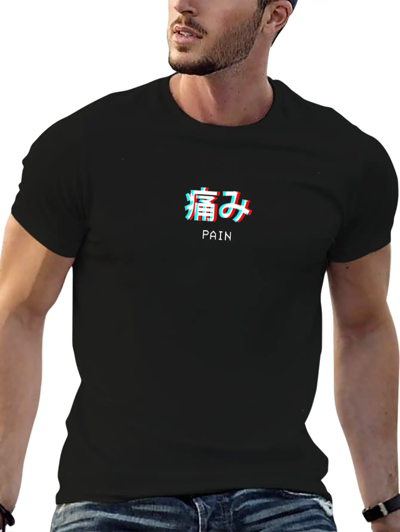 Pain Japanese Vaporwave Aesthetic Gift Classic Cotton Tee – Unisex Comfort For Any Season