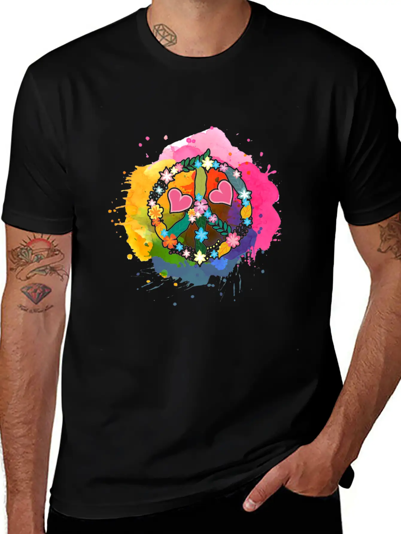 Peace Harmony Essential Unisex Summer Tee – Soft Cotton Casual Fit