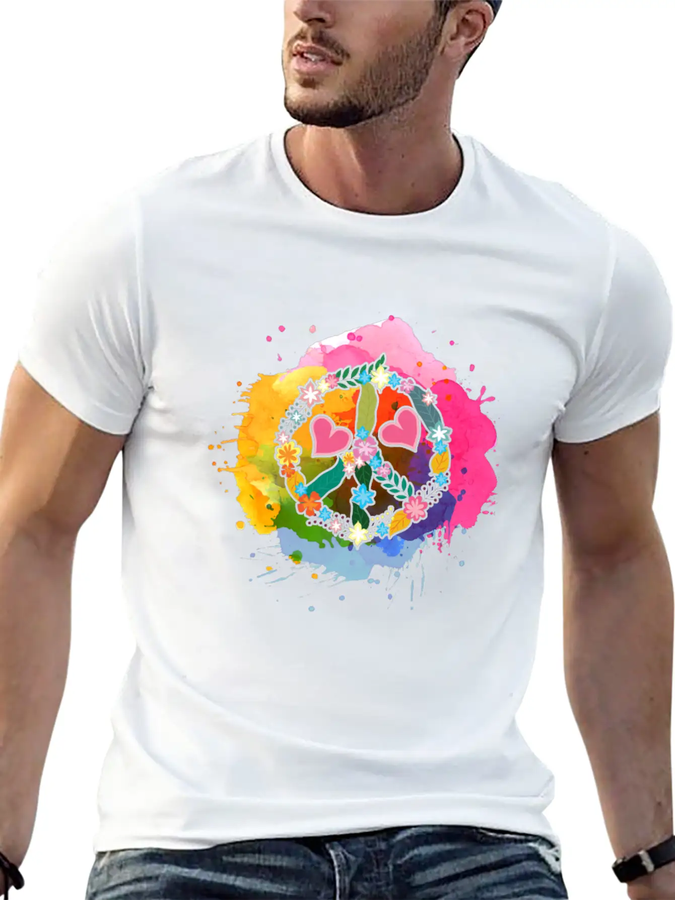 Peace Harmony Essential Unisex Summer Tee – Soft Cotton Casual Fit