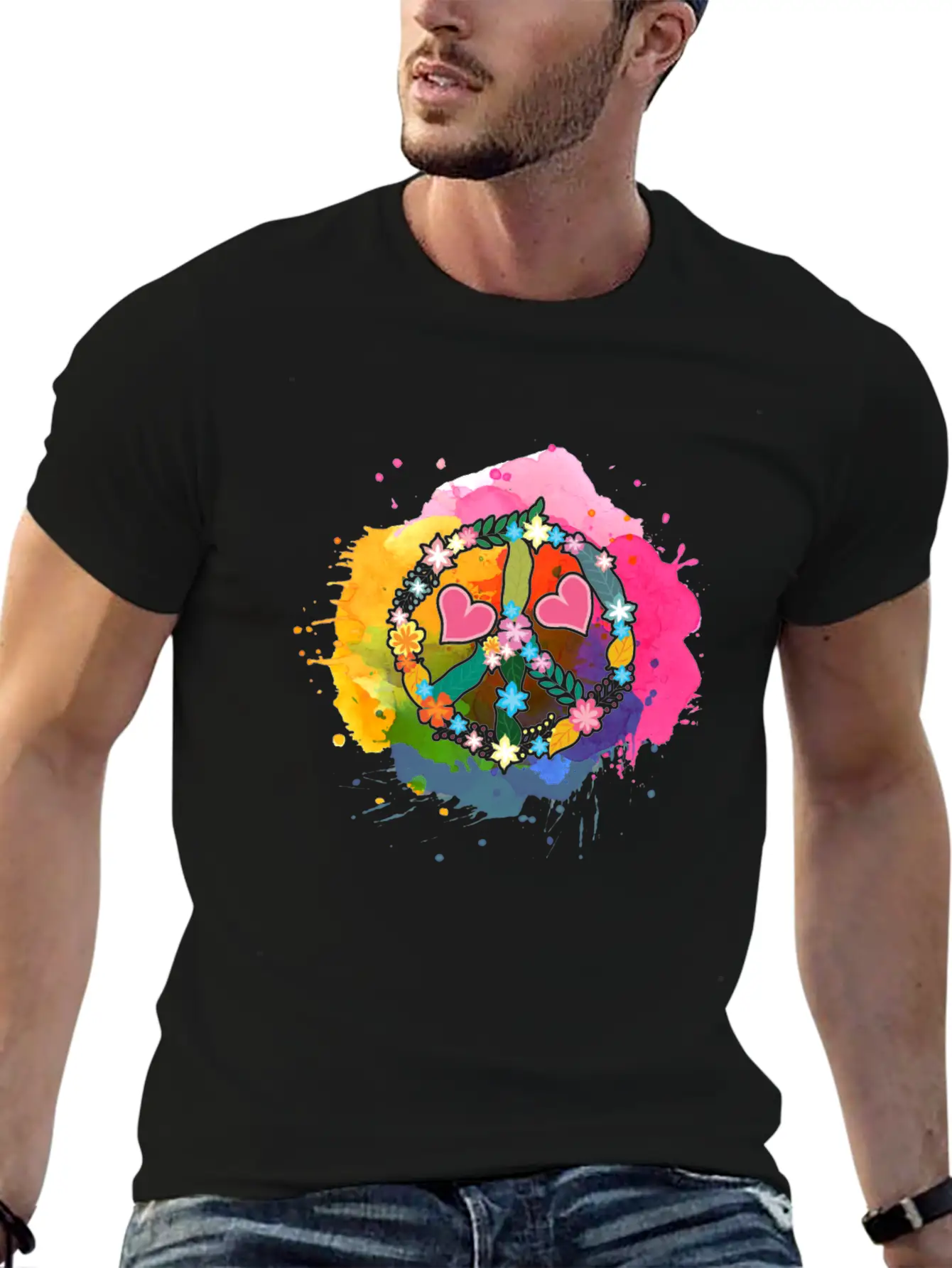 Peace Harmony Essential Unisex Summer Tee – Soft Cotton Casual Fit