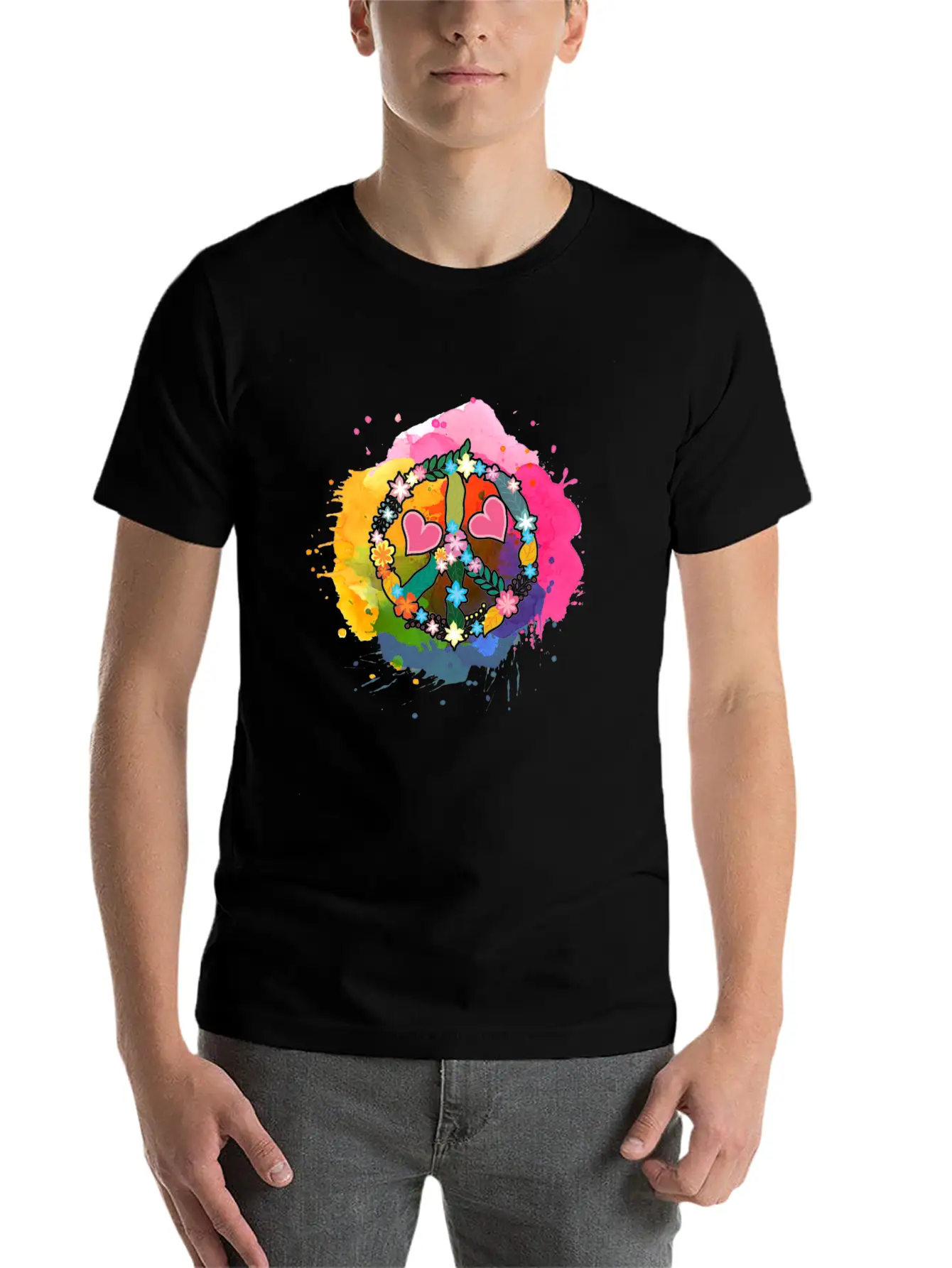 Peace Harmony Essential Unisex Summer Tee – Soft Cotton Casual Fit