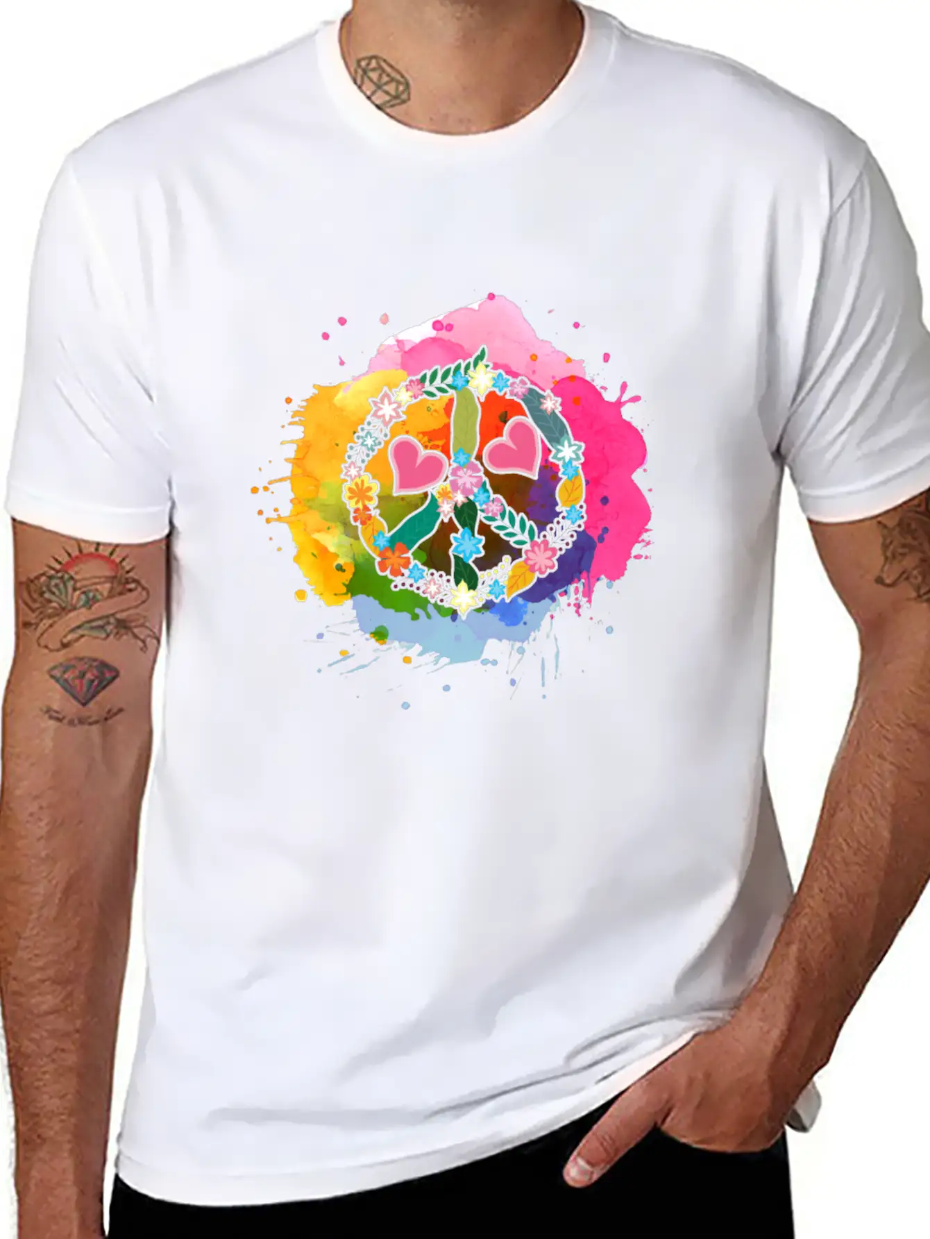 Peace Harmony Essential Unisex Summer Tee – Soft Cotton Casual Fit