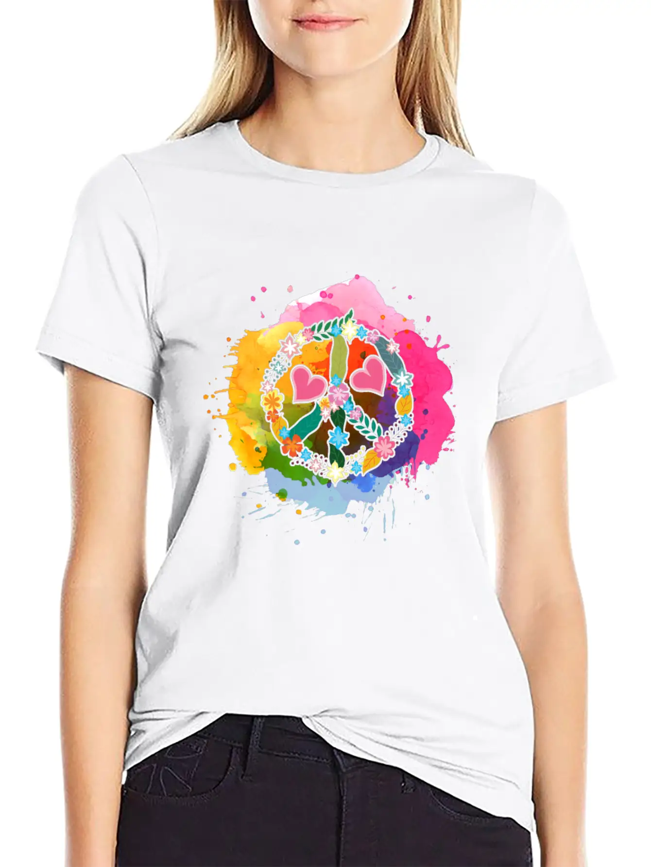 Peace Harmony Essential Unisex Summer Tee – Soft Cotton Casual Fit