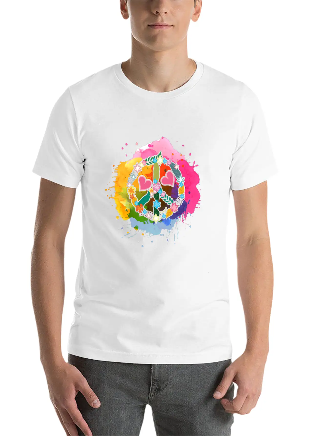 Peace Harmony Essential Unisex Summer Tee – Soft Cotton Casual Fit