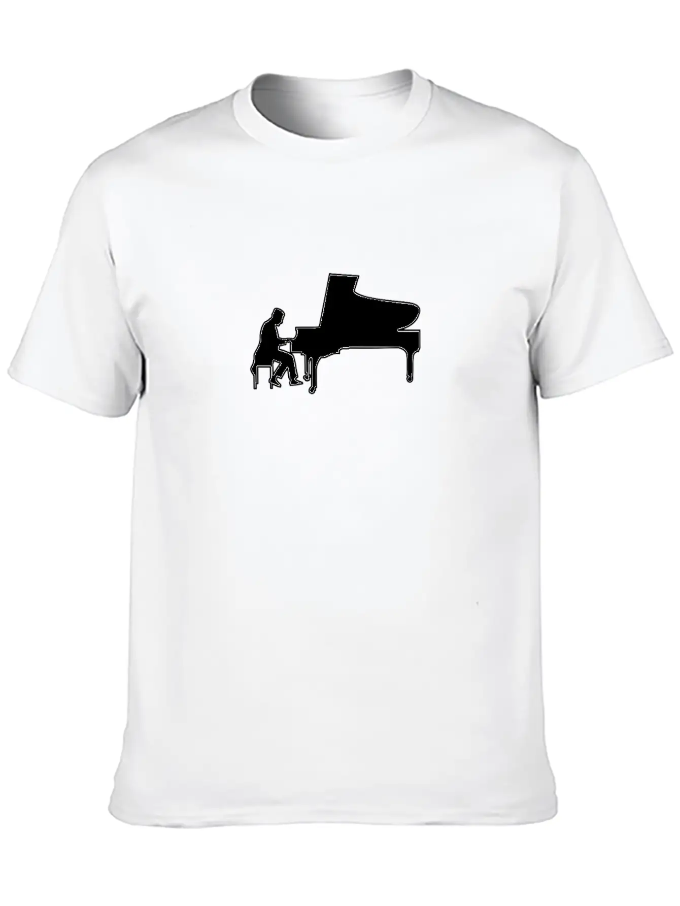 Piano Piano Pianist Musician Casual Graphic T-Shirt – Simple And Comfortable Daily Wear