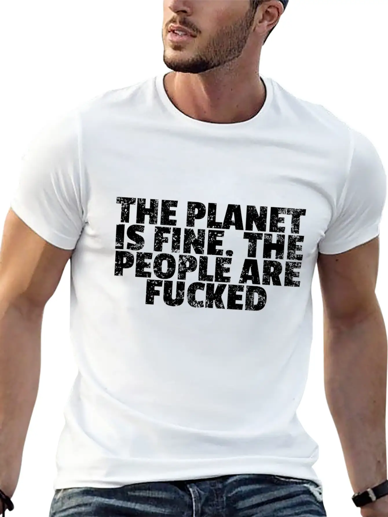 Planet Quote Classic Cotton Tee – Unisex Comfort For Any Season