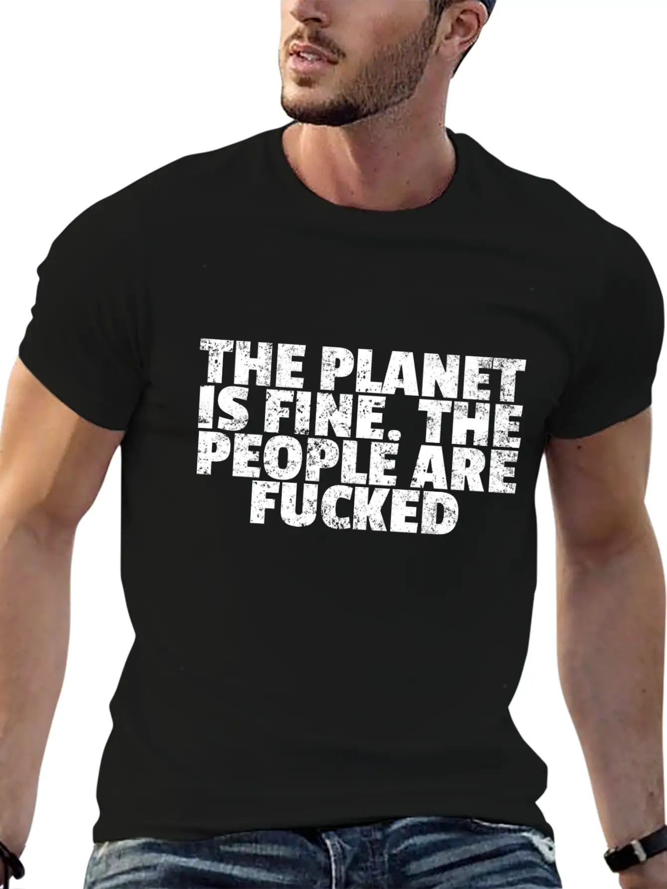 Planet Quote Classic Cotton Tee – Unisex Comfort For Any Season