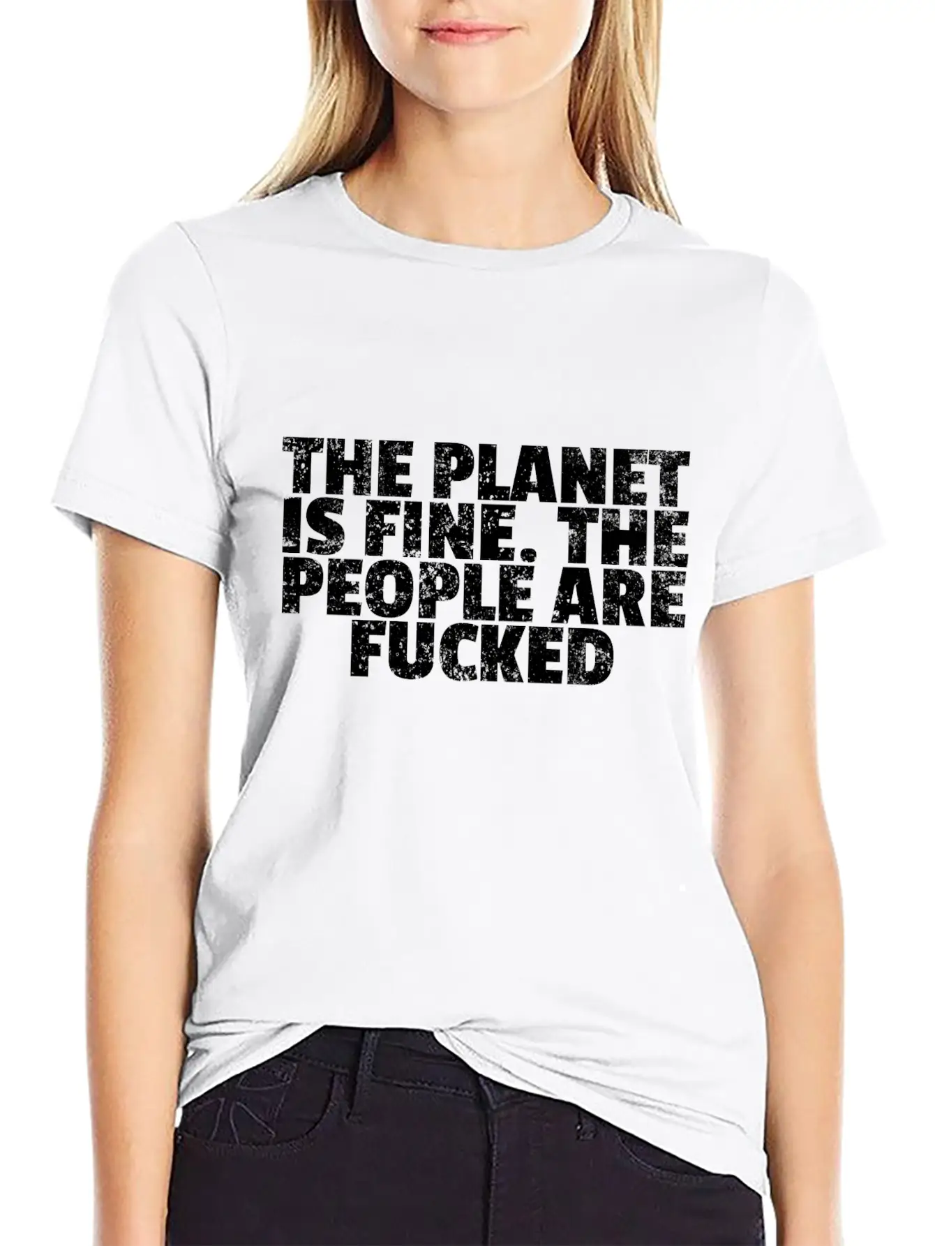Planet Quote Classic Cotton Tee – Unisex Comfort For Any Season