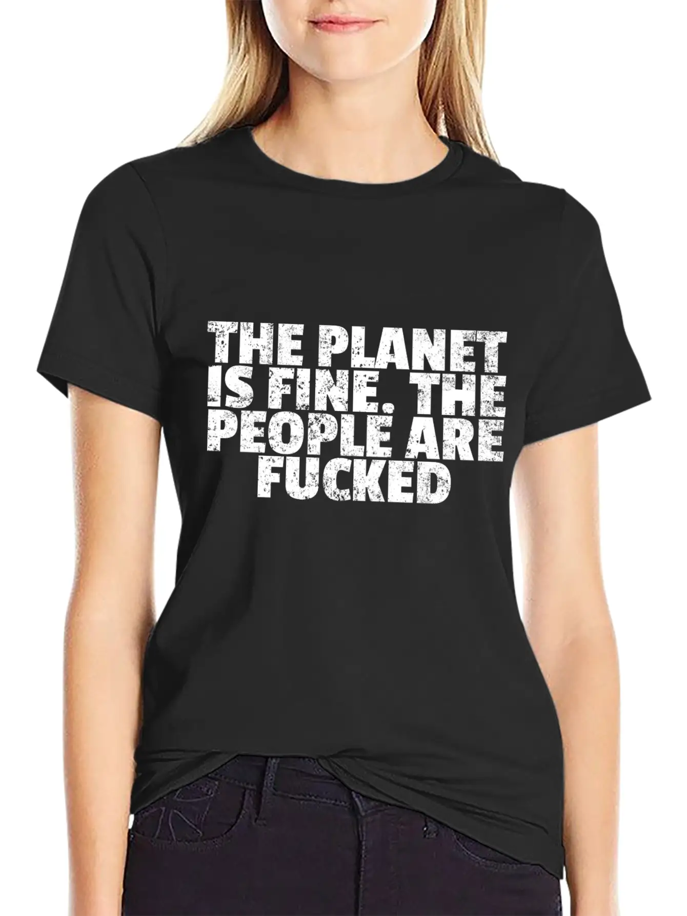 Planet Quote Classic Cotton Tee – Unisex Comfort For Any Season