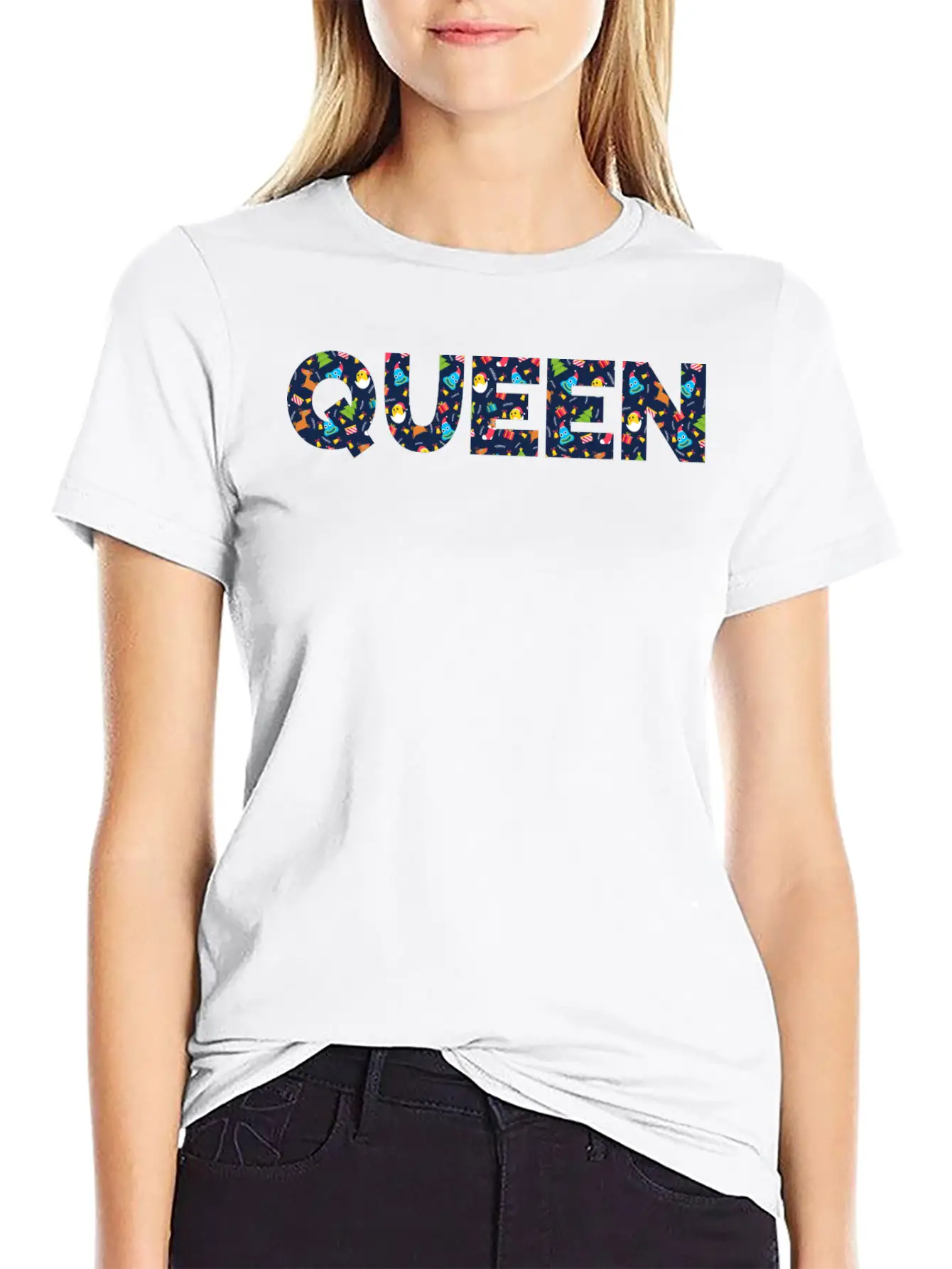 Queen Casual Graphic T-Shirt – Simple And Comfortable Daily Wear