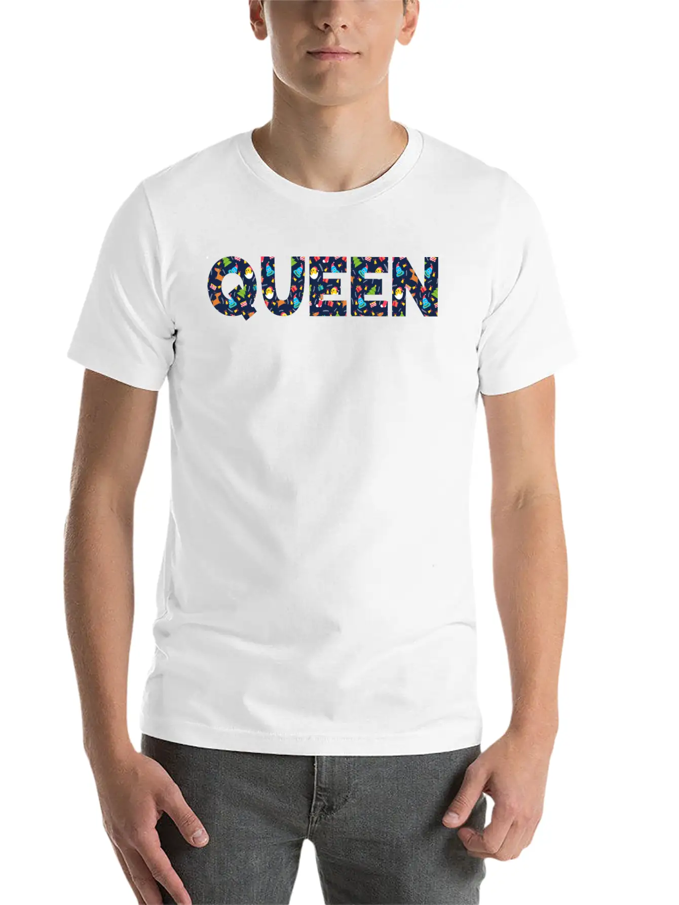 Queen Casual Graphic T-Shirt – Simple And Comfortable Daily Wear