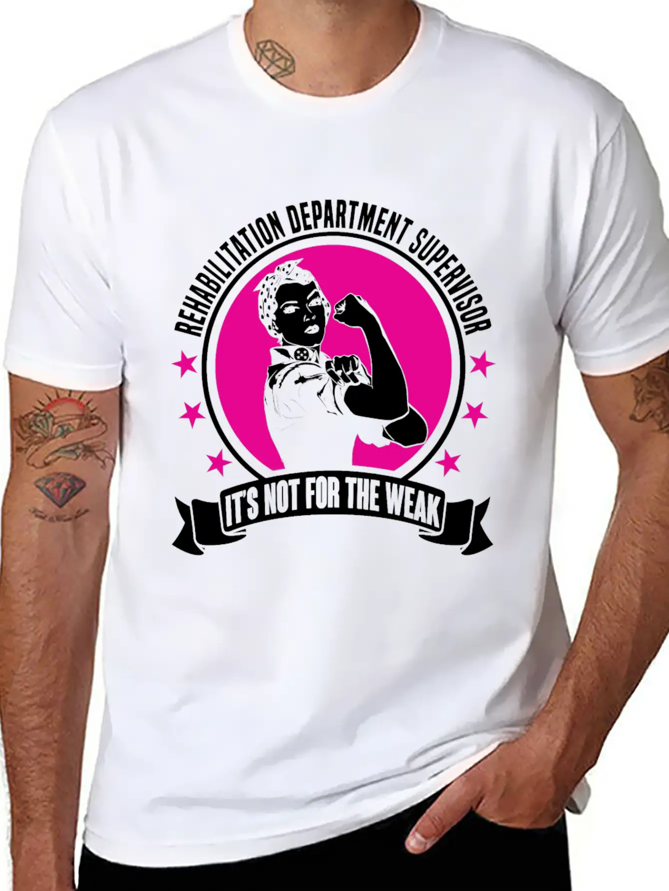 Rehabilitation Department Supervisor Essential Unisex Summer Tee – Soft Cotton Casual Fit