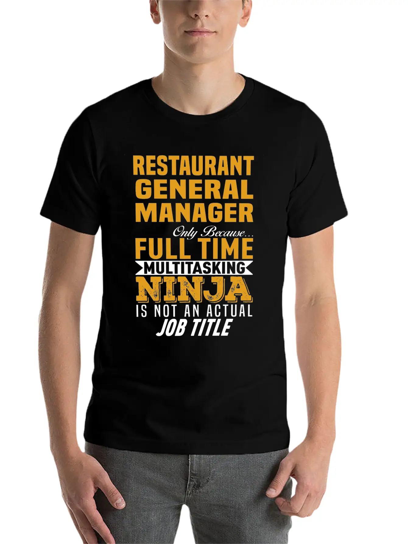 Restaurant General Manager Classic Cotton Tee – Unisex Comfort For Any Season