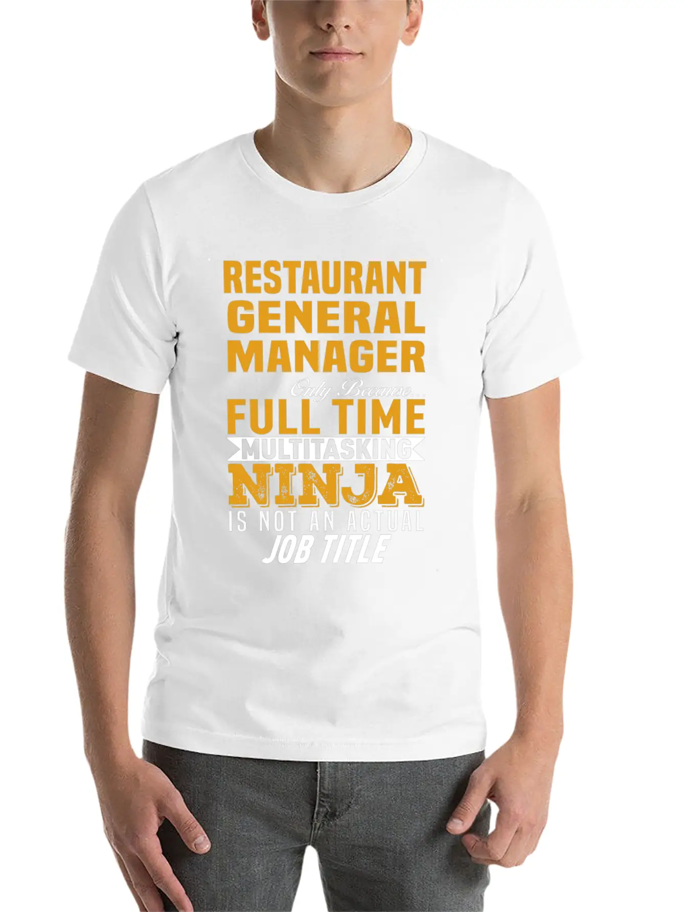 Restaurant General Manager Classic Cotton Tee – Unisex Comfort For Any Season