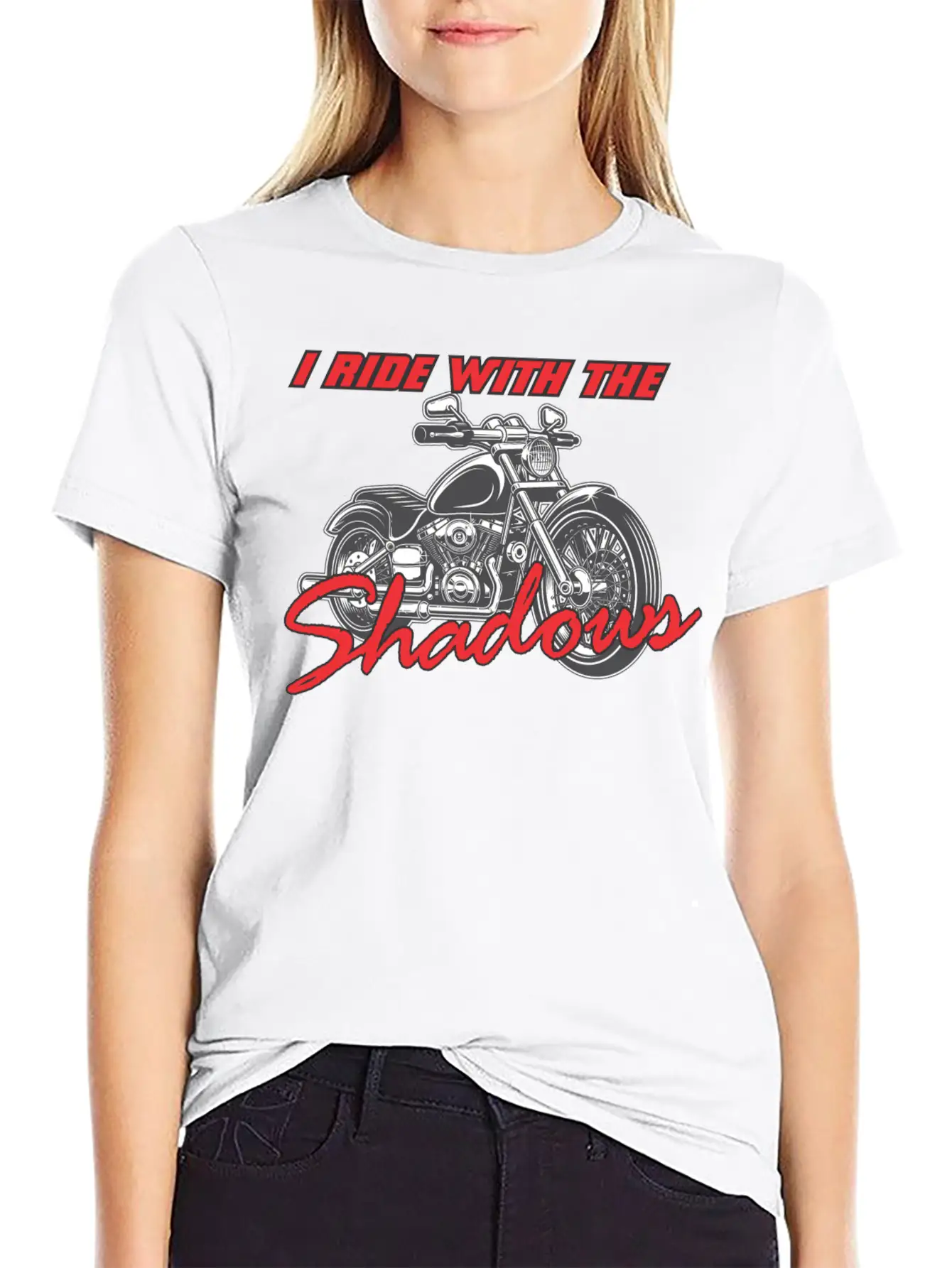 Ride With The Shadows Classic Cotton Tee – Unisex Comfort For Any Season