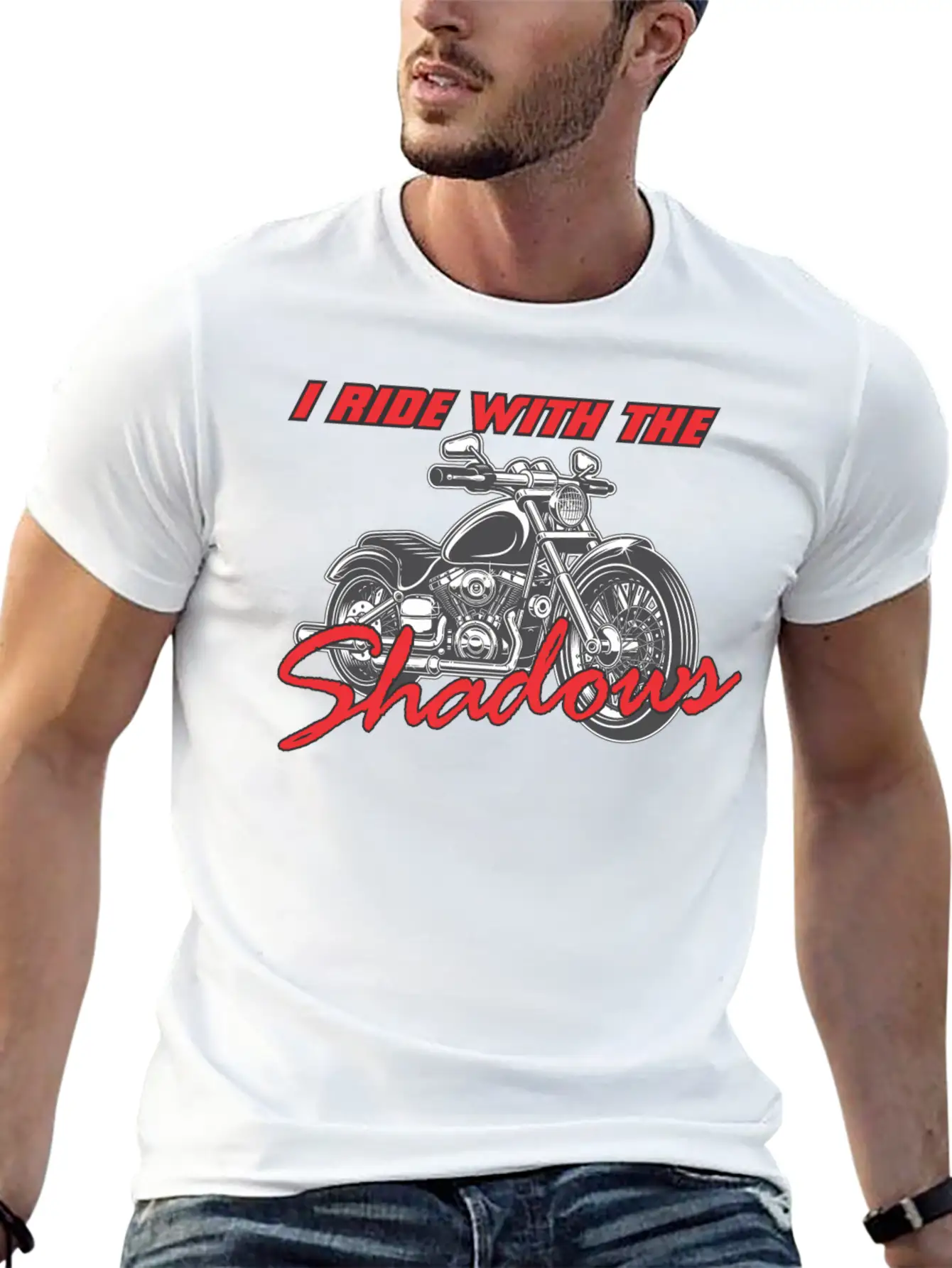 Ride With The Shadows Classic Cotton Tee – Unisex Comfort For Any Season