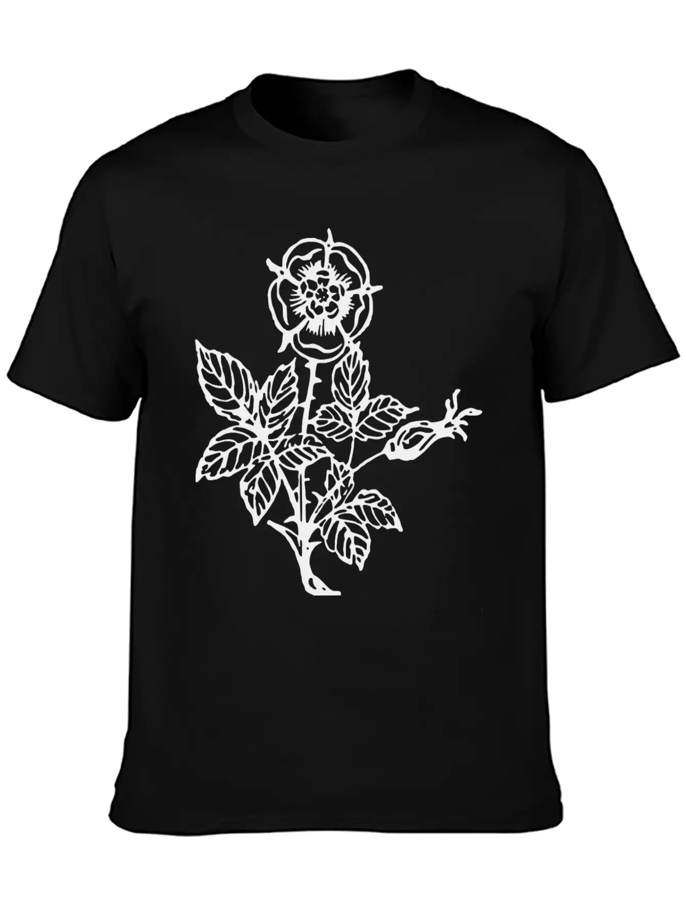 Rose 9 Casual Graphic T-Shirt – Simple And Comfortable Daily Wear