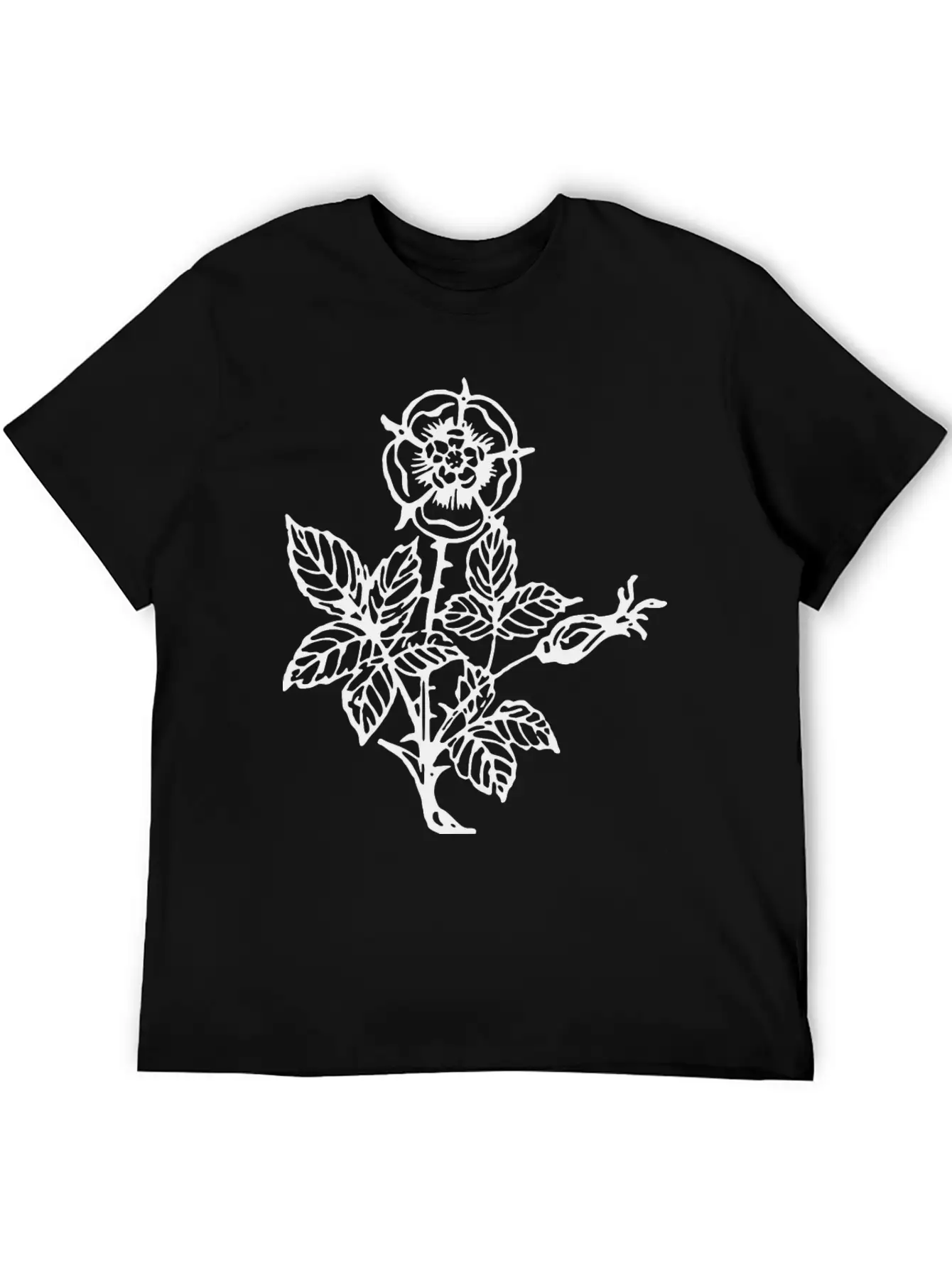 Rose 9 Casual Graphic T-Shirt – Simple And Comfortable Daily Wear