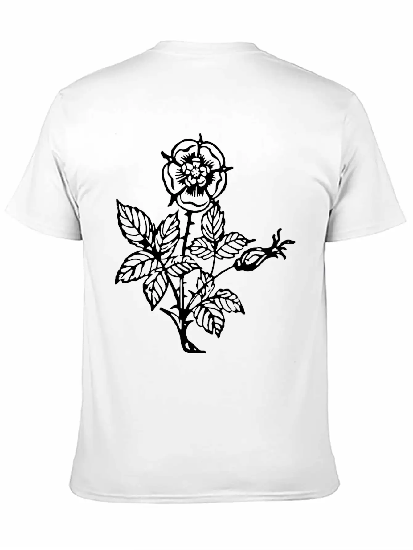 Rose 9 Casual Graphic T-Shirt – Simple And Comfortable Daily Wear