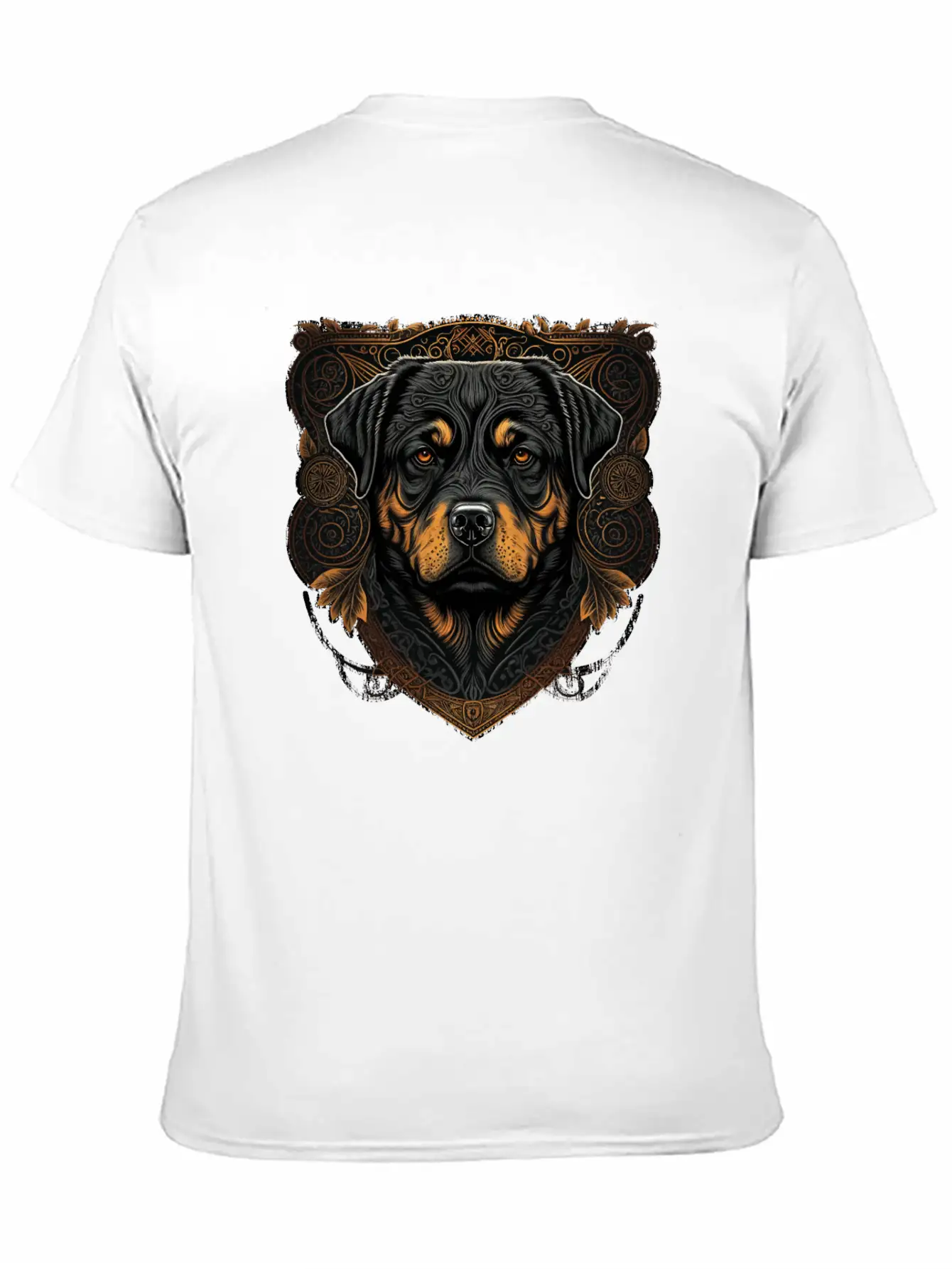 Rottweiler Dog Casual Graphic T-Shirt – Simple And Comfortable Daily Wear