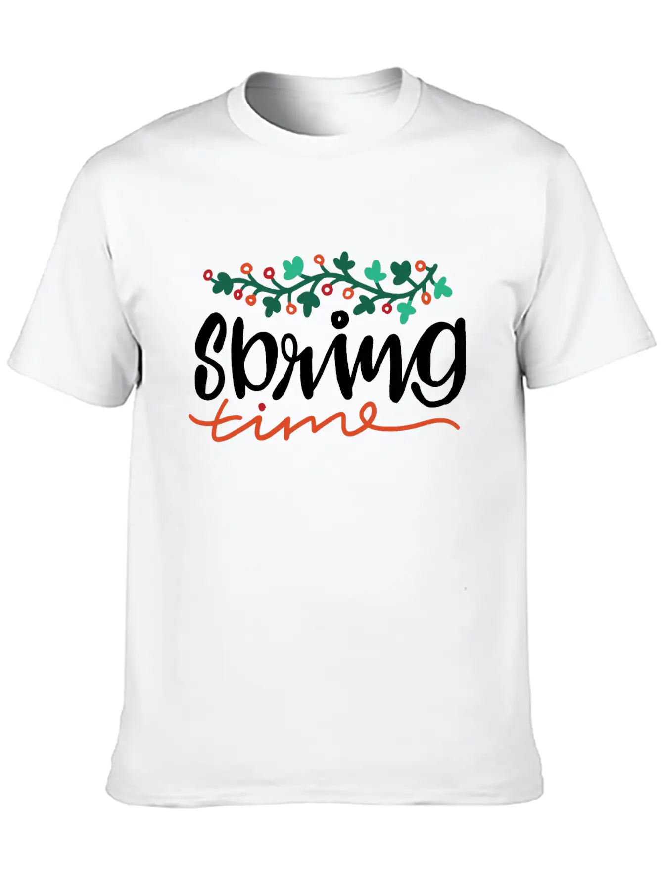 Spring Time Casual Graphic T-Shirt – Simple And Comfortable Daily Wear