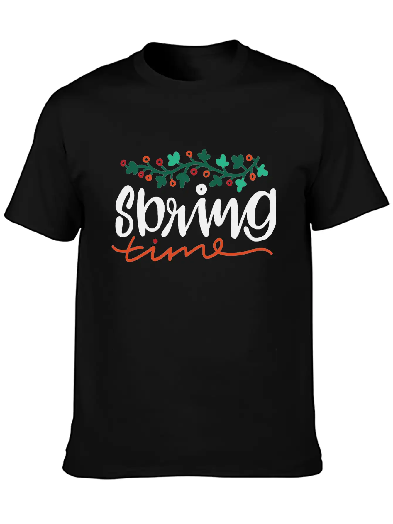 Spring Time Casual Graphic T-Shirt – Simple And Comfortable Daily Wear