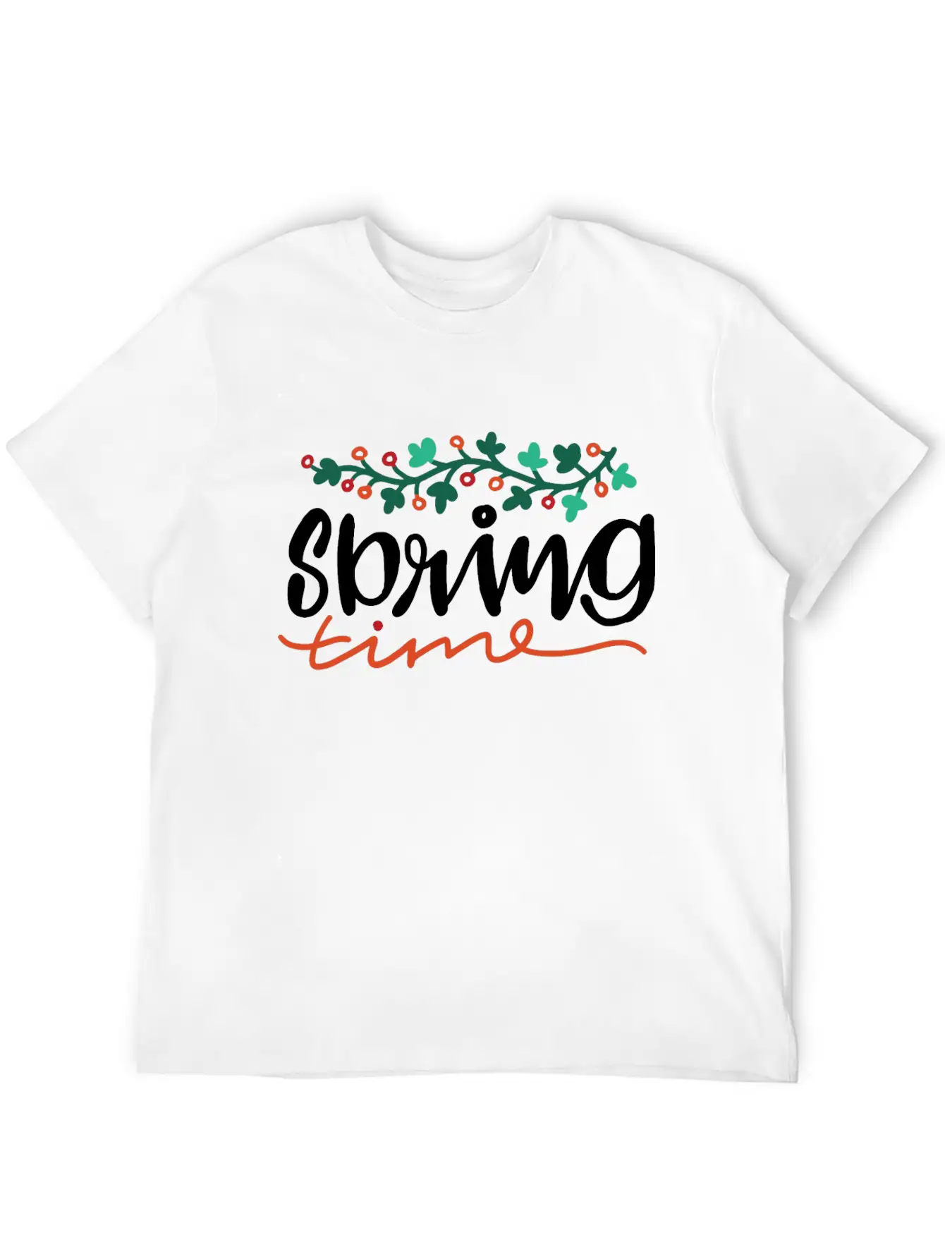 Spring Time Casual Graphic T-Shirt – Simple And Comfortable Daily Wear