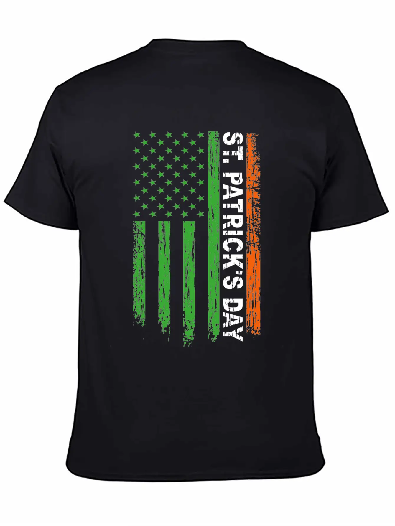 St. Patrick's Day America Flag Classic Cotton Tee – Unisex Comfort For Any Season