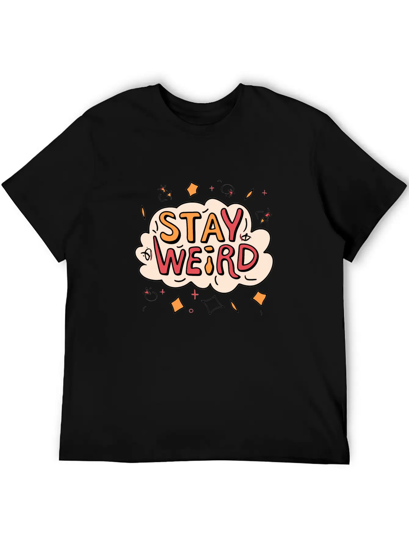Stay Weird Classic Cotton Tee – Unisex Comfort For Any Season