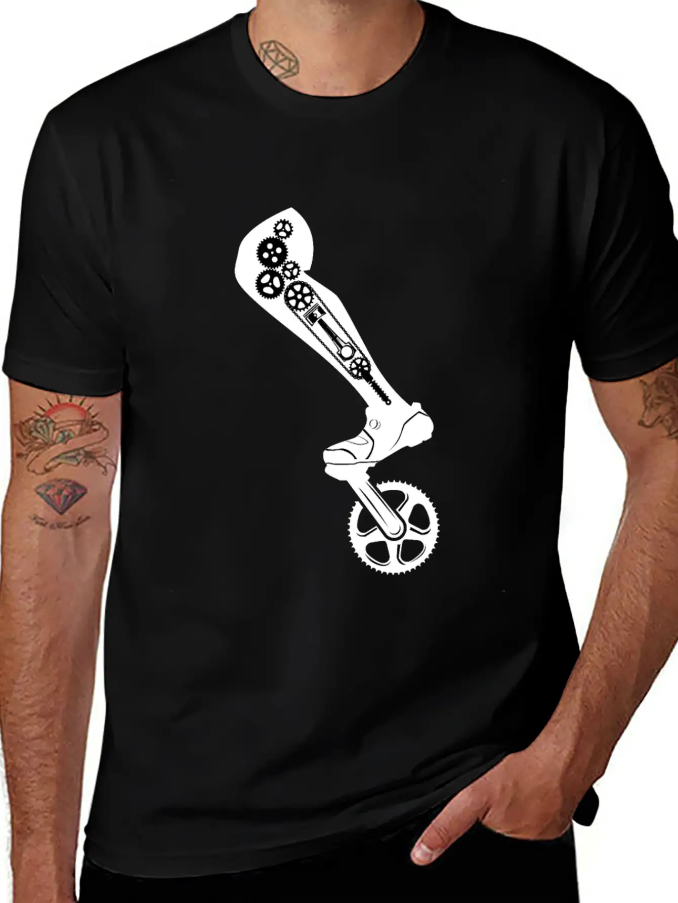 Strong Cycling Calves Classic Cotton Tee – Unisex Comfort For Any Season
