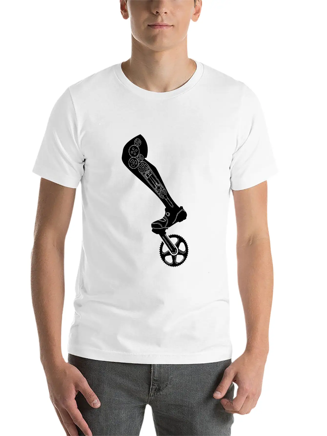 Strong Cycling Calves Classic Cotton Tee – Unisex Comfort For Any Season