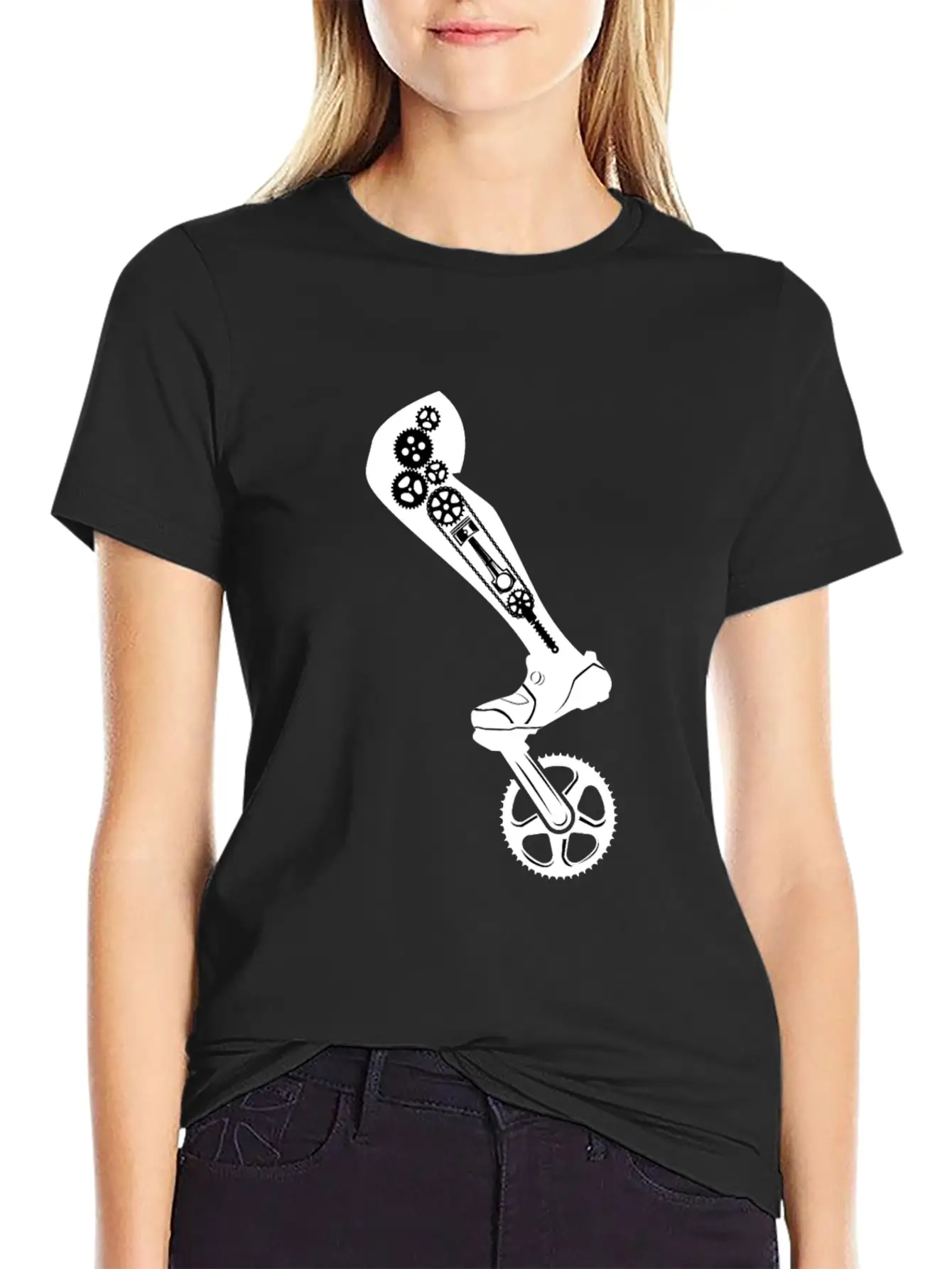 Strong Cycling Calves Classic Cotton Tee – Unisex Comfort For Any Season
