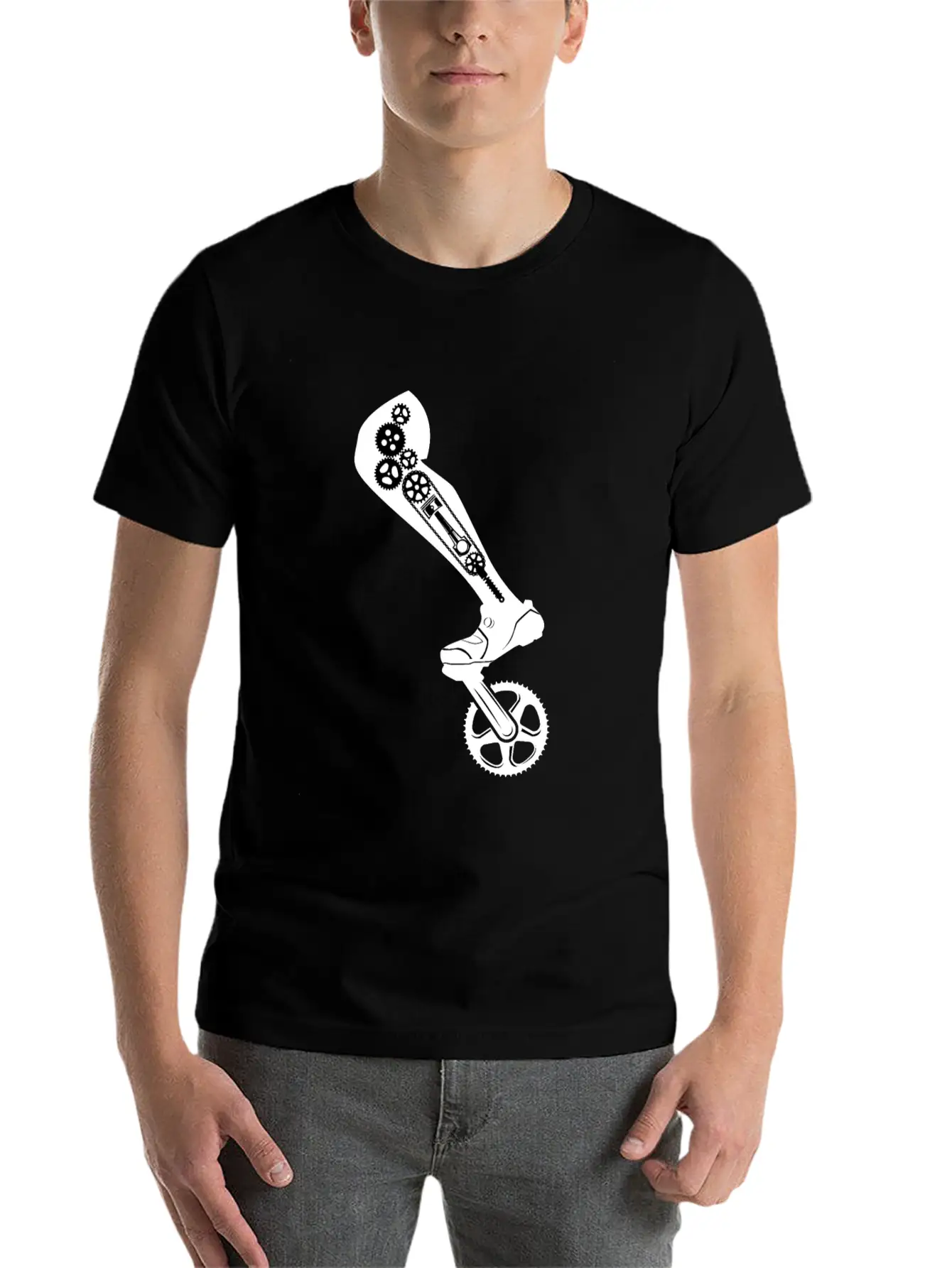 Strong Cycling Calves Classic Cotton Tee – Unisex Comfort For Any Season