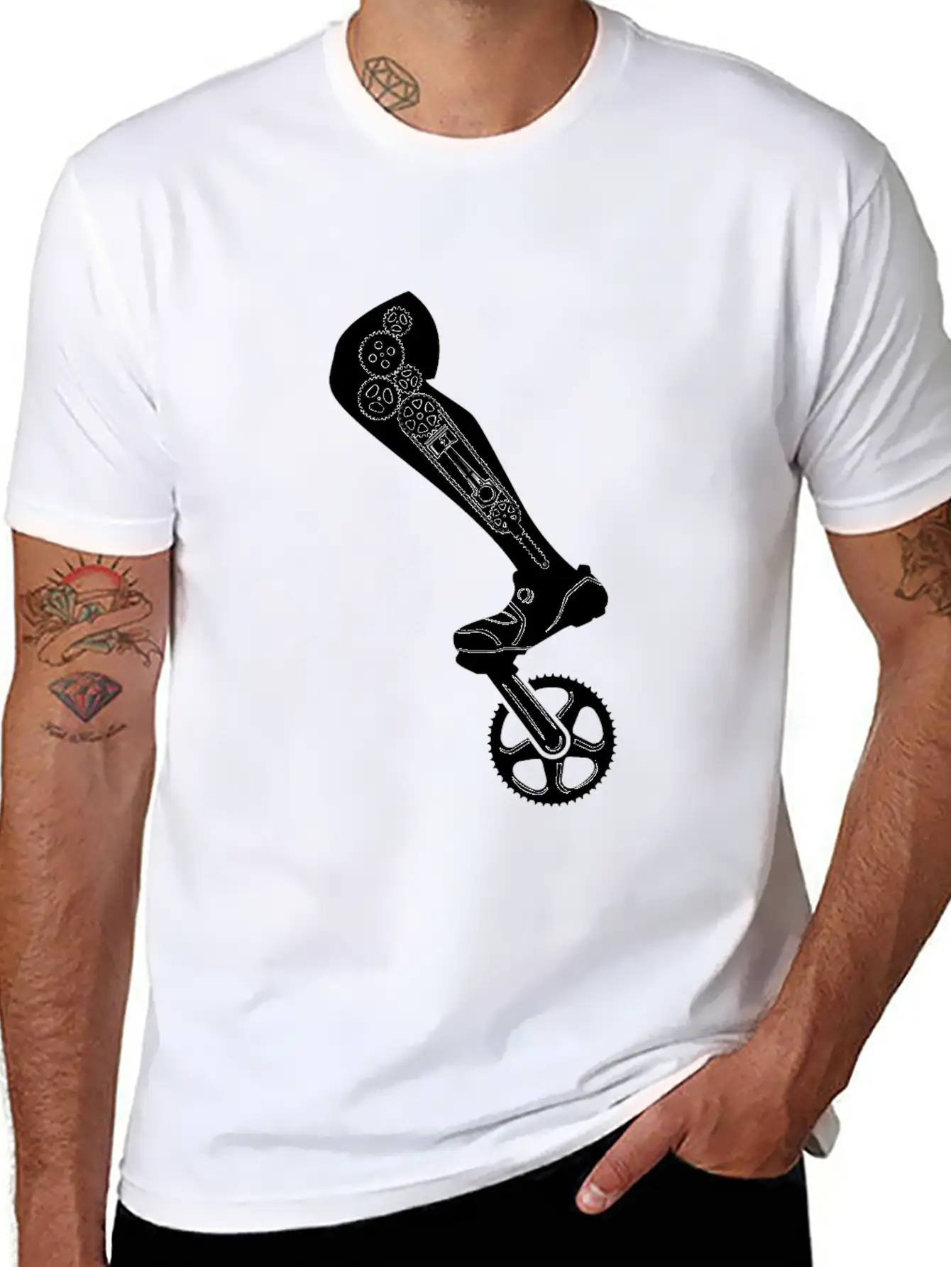 Strong Cycling Calves Classic Cotton Tee – Unisex Comfort For Any Season