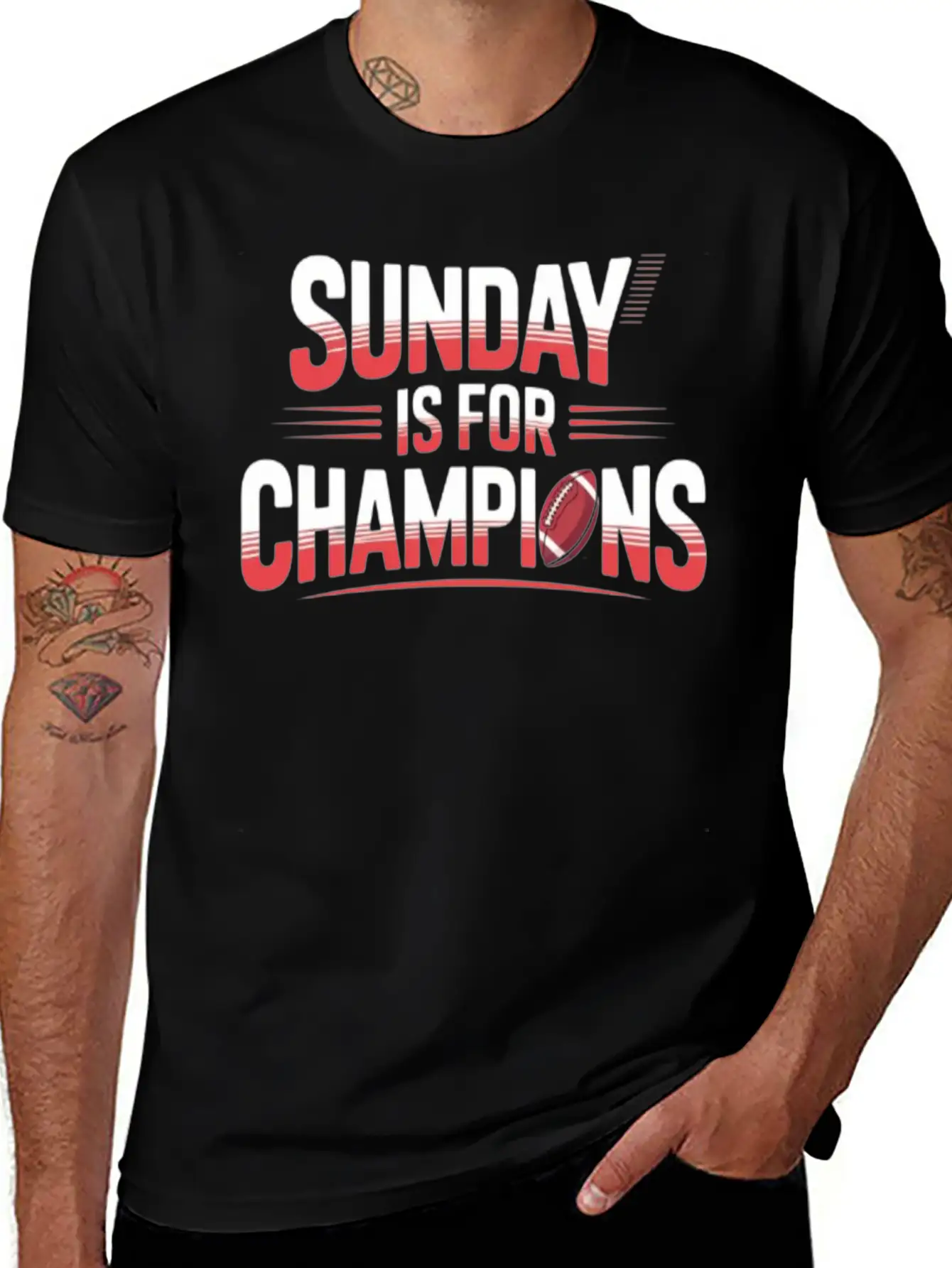 Sunday Is For Champions Classic Cotton Tee – Unisex Comfort For Any Season