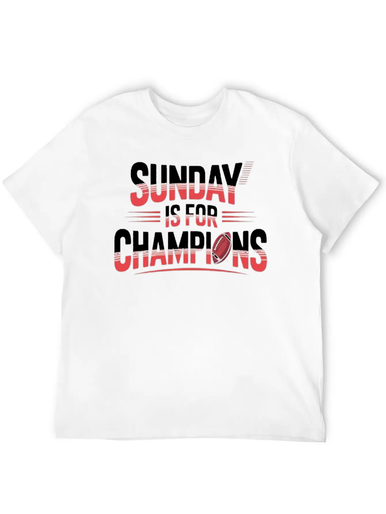 Sunday Is For Champions Classic Cotton Tee – Unisex Comfort For Any Season