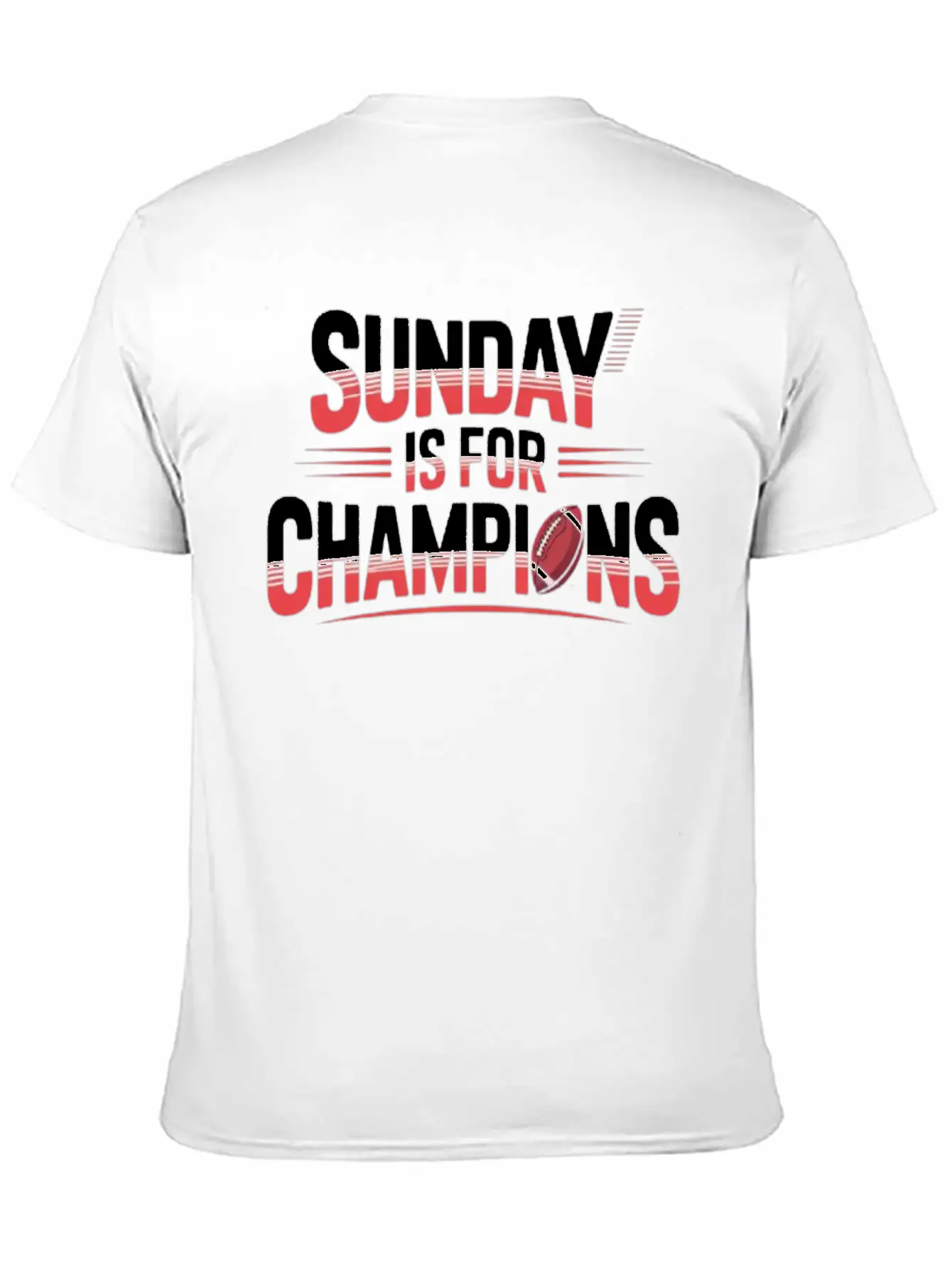 Sunday Is For Champions Classic Cotton Tee – Unisex Comfort For Any Season