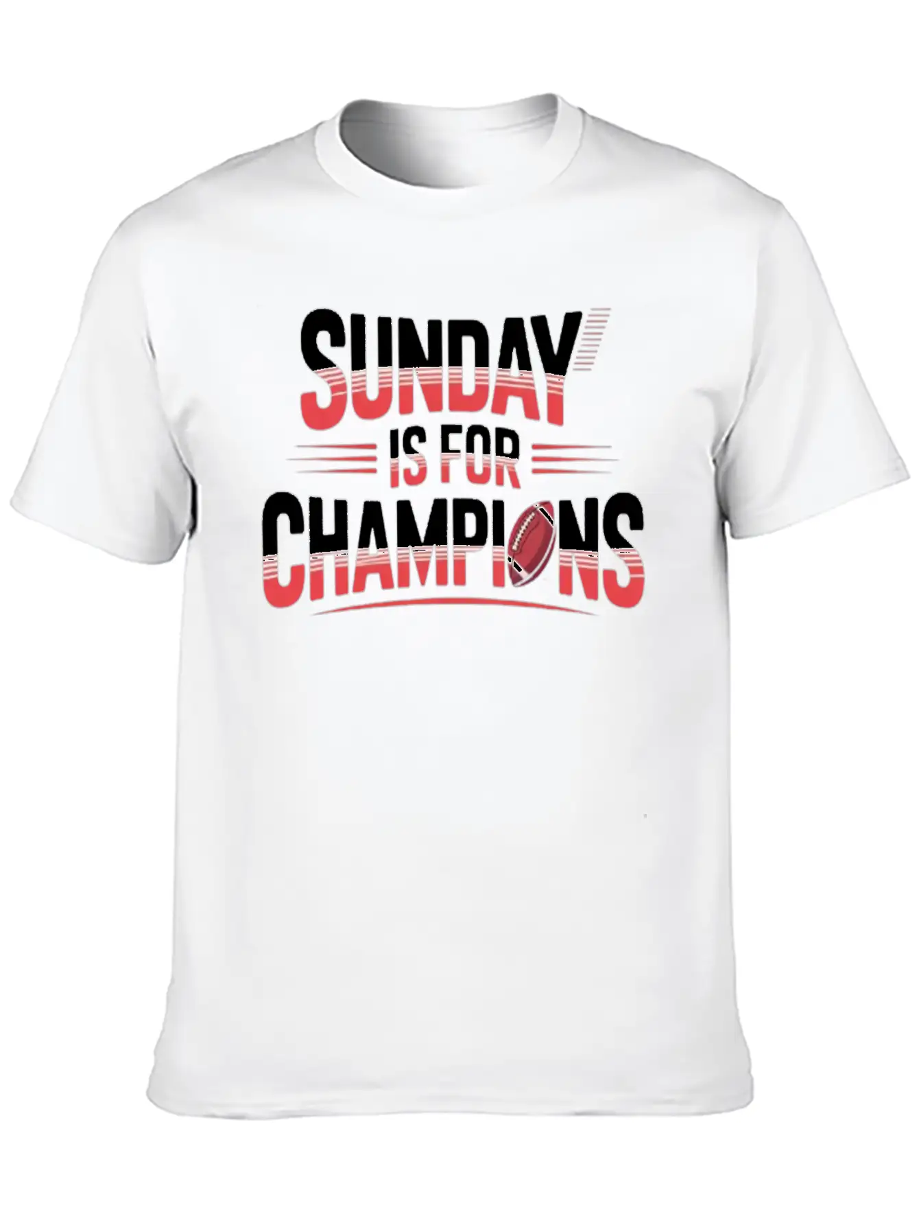 Sunday Is For Champions Classic Cotton Tee – Unisex Comfort For Any Season