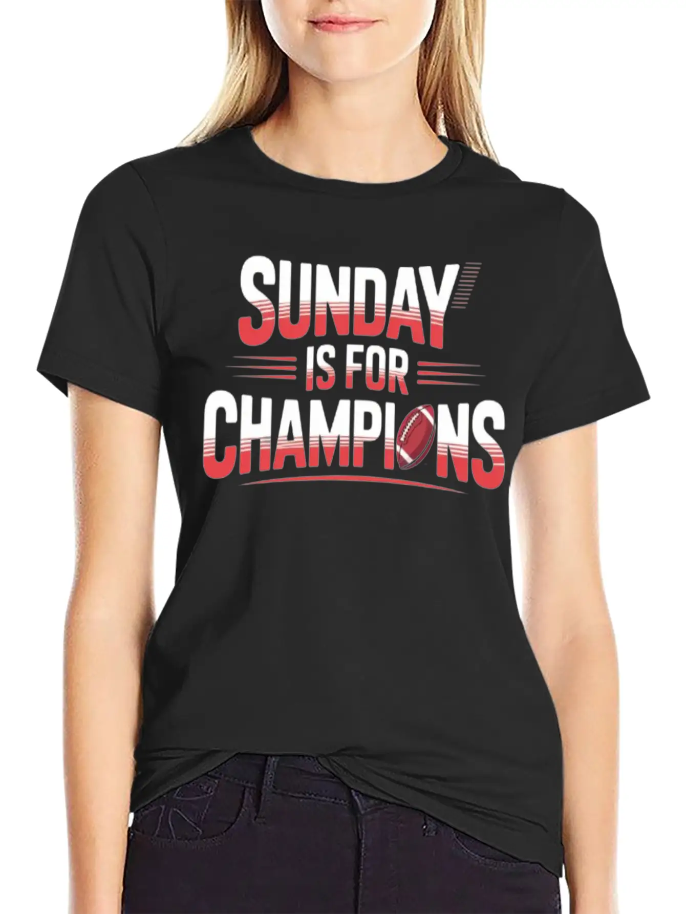 Sunday Is For Champions Classic Cotton Tee – Unisex Comfort For Any Season