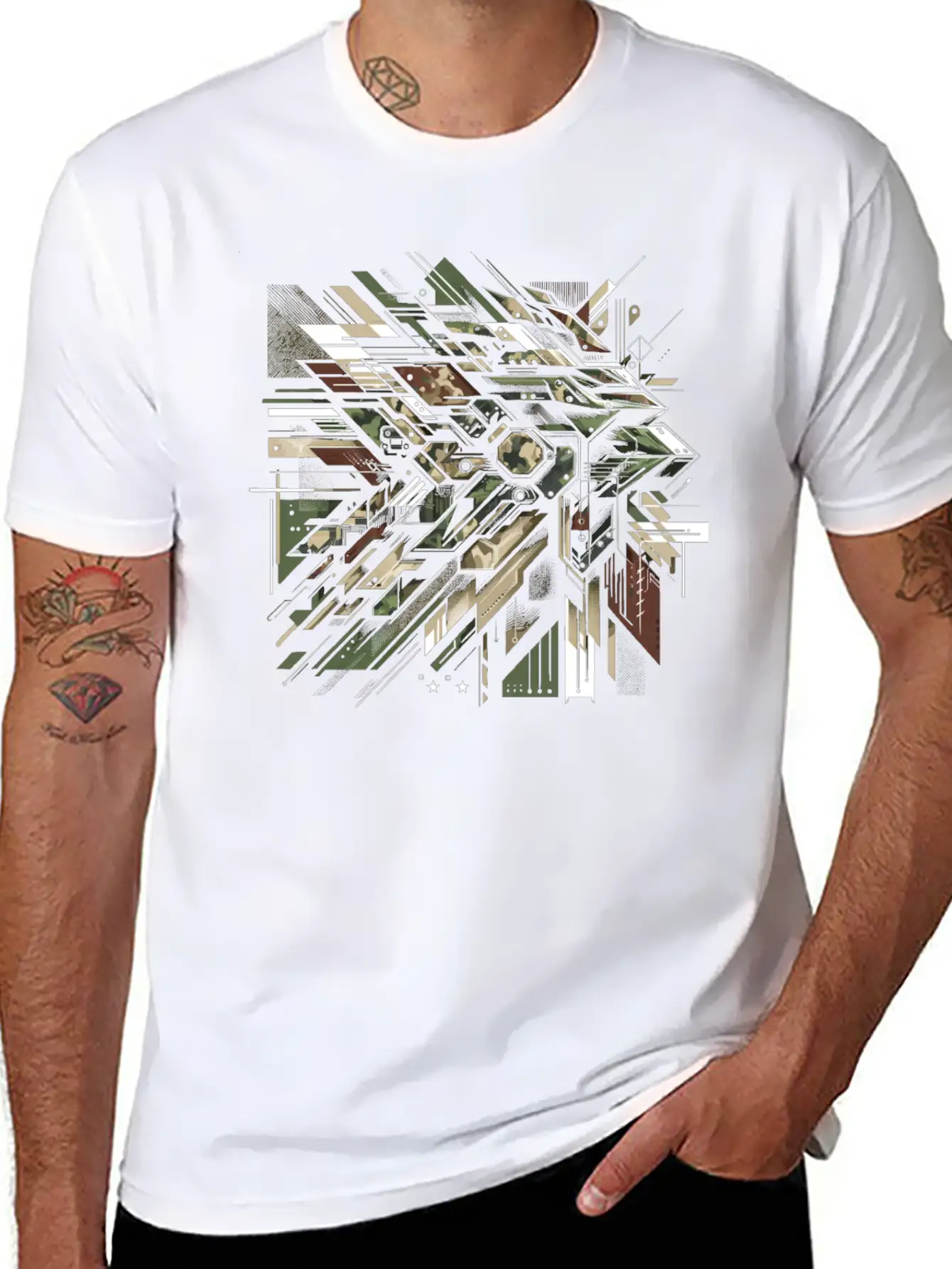 Tactical Strike Simple Everyday Graphic Tee – Lightweight Summer Wear